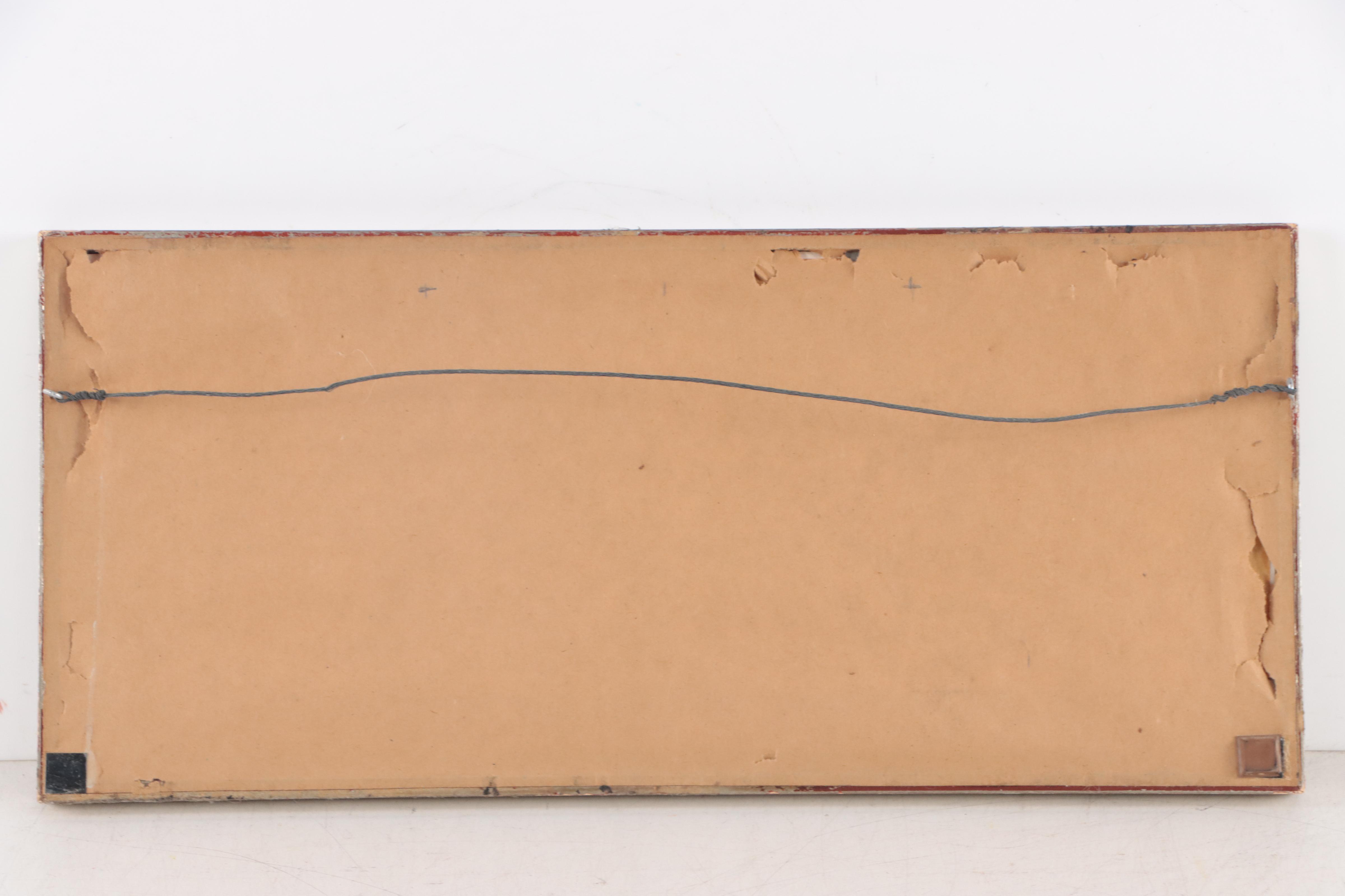 Maria Graziano Gouache Painting "Pompei - Amorini in Bighelli Cervi"