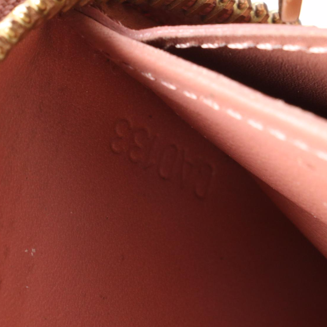 Louis Vuitton Zippy Wallet in Rose Velour Monogram Ikat Vernis