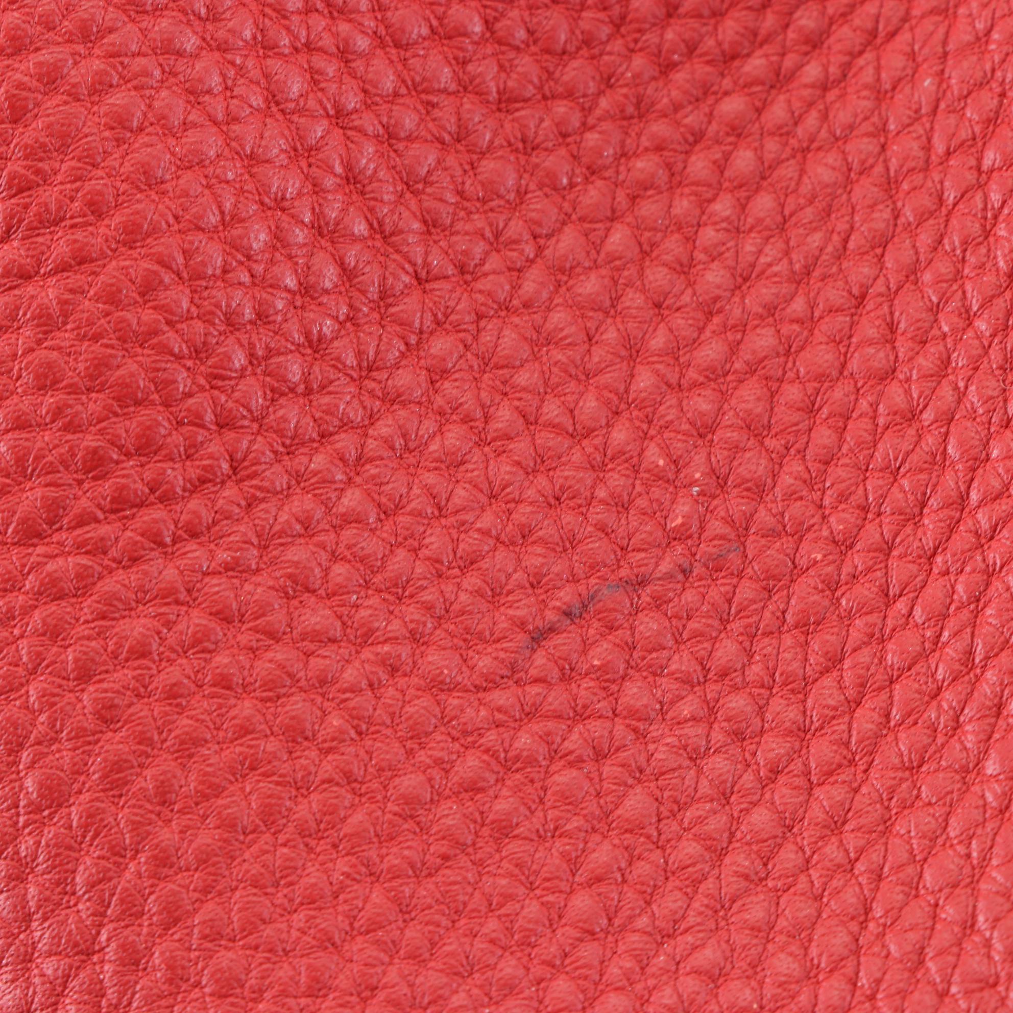 Prada Tote in Red Vitello Daino Leather