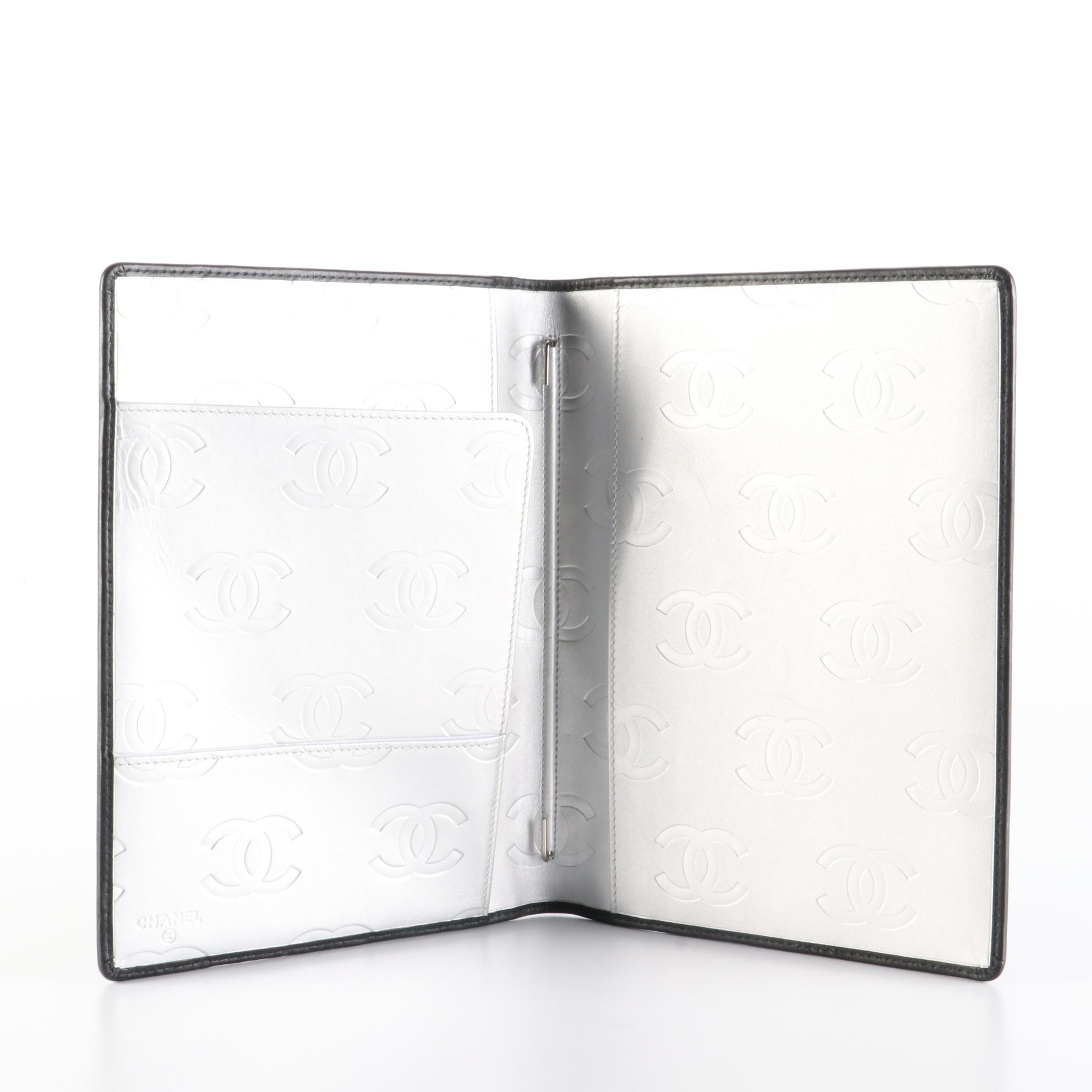 Chanel CC Agenda Cover in Quilted Leather