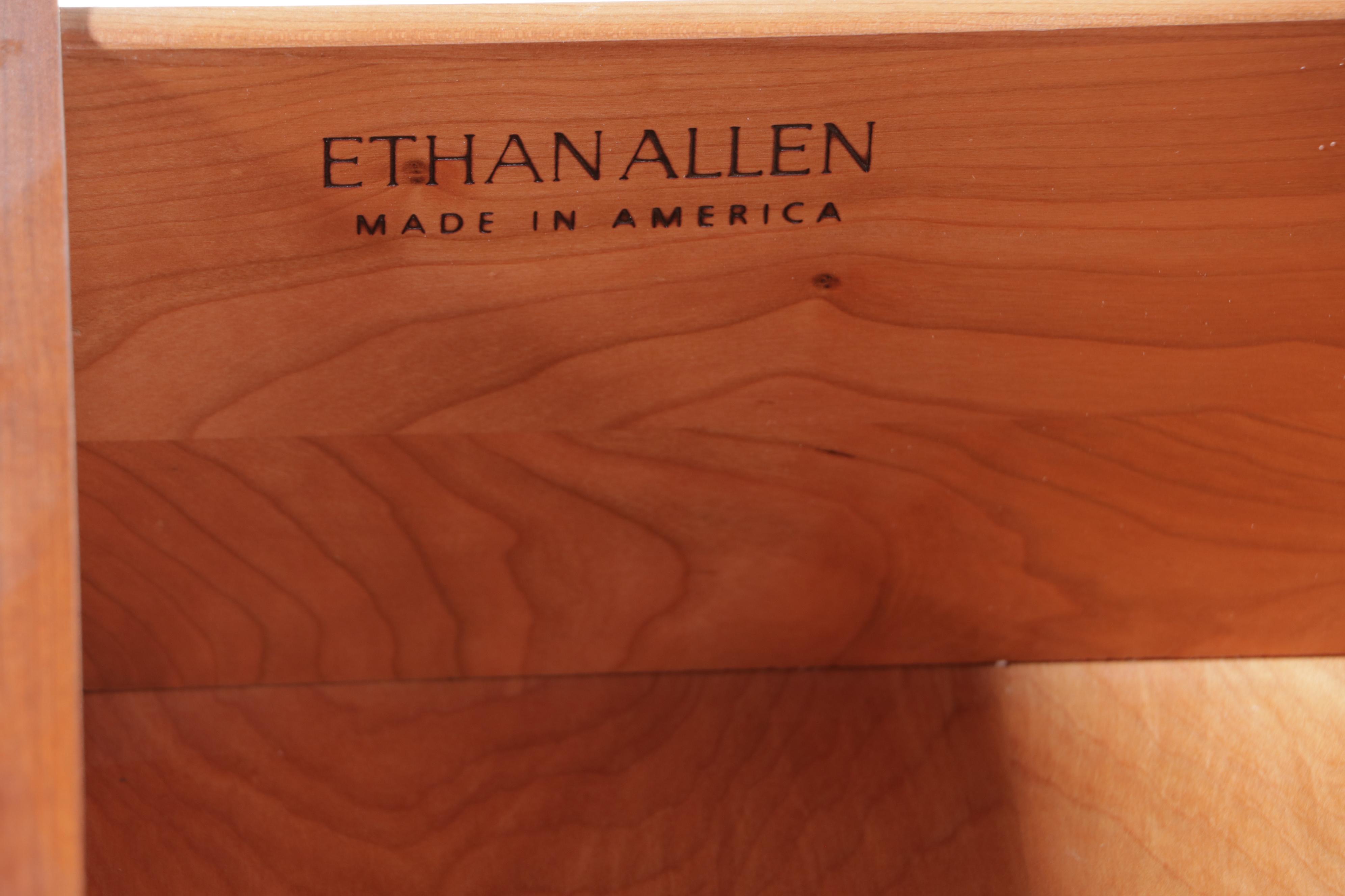 Ethan Allen "American Impressions" Shaker Style Cherrywood Clothes Press