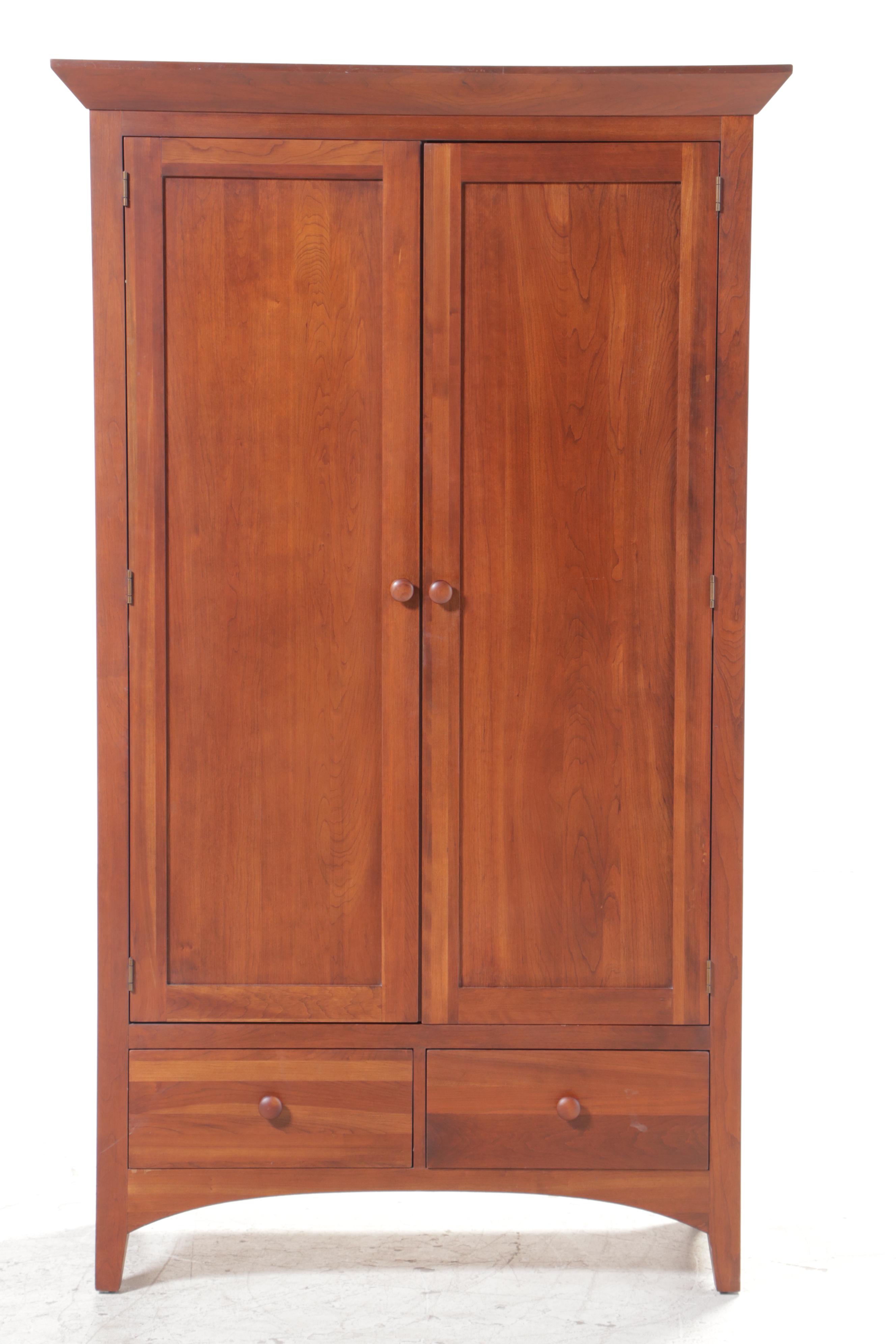 Ethan Allen "American Impressions" Shaker Style Cherrywood Clothes Press