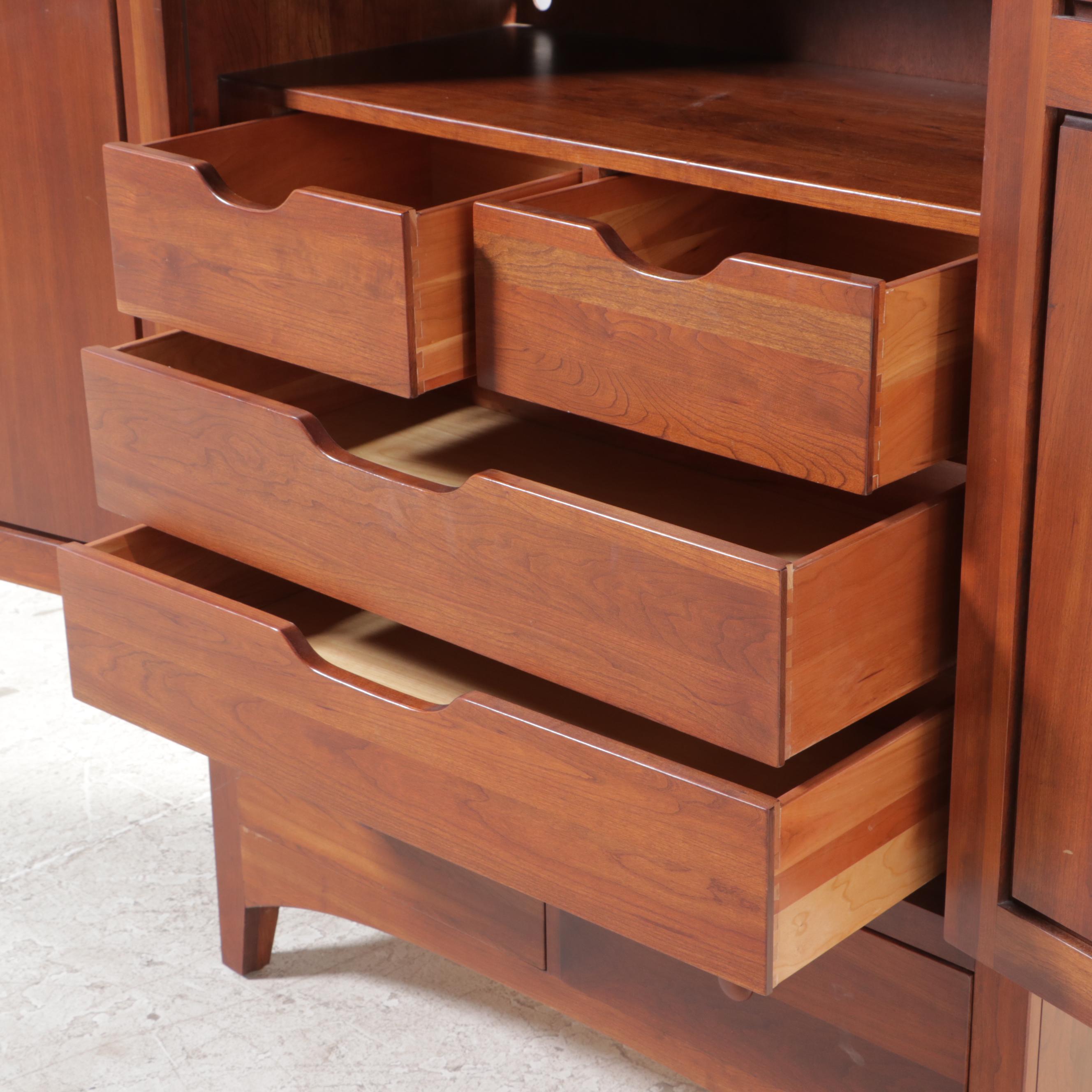 Ethan Allen "American Impressions" Shaker Style Cherrywood Clothes Press