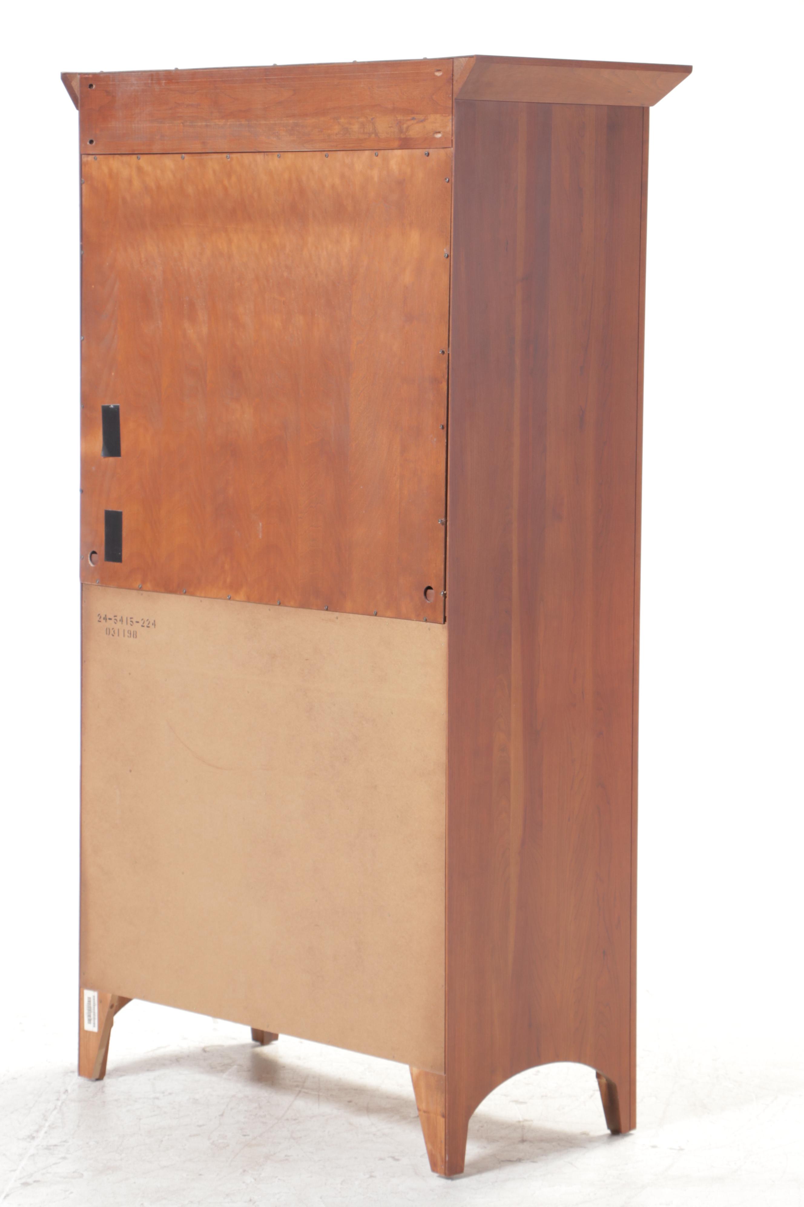 Ethan Allen "American Impressions" Shaker Style Cherrywood Clothes Press