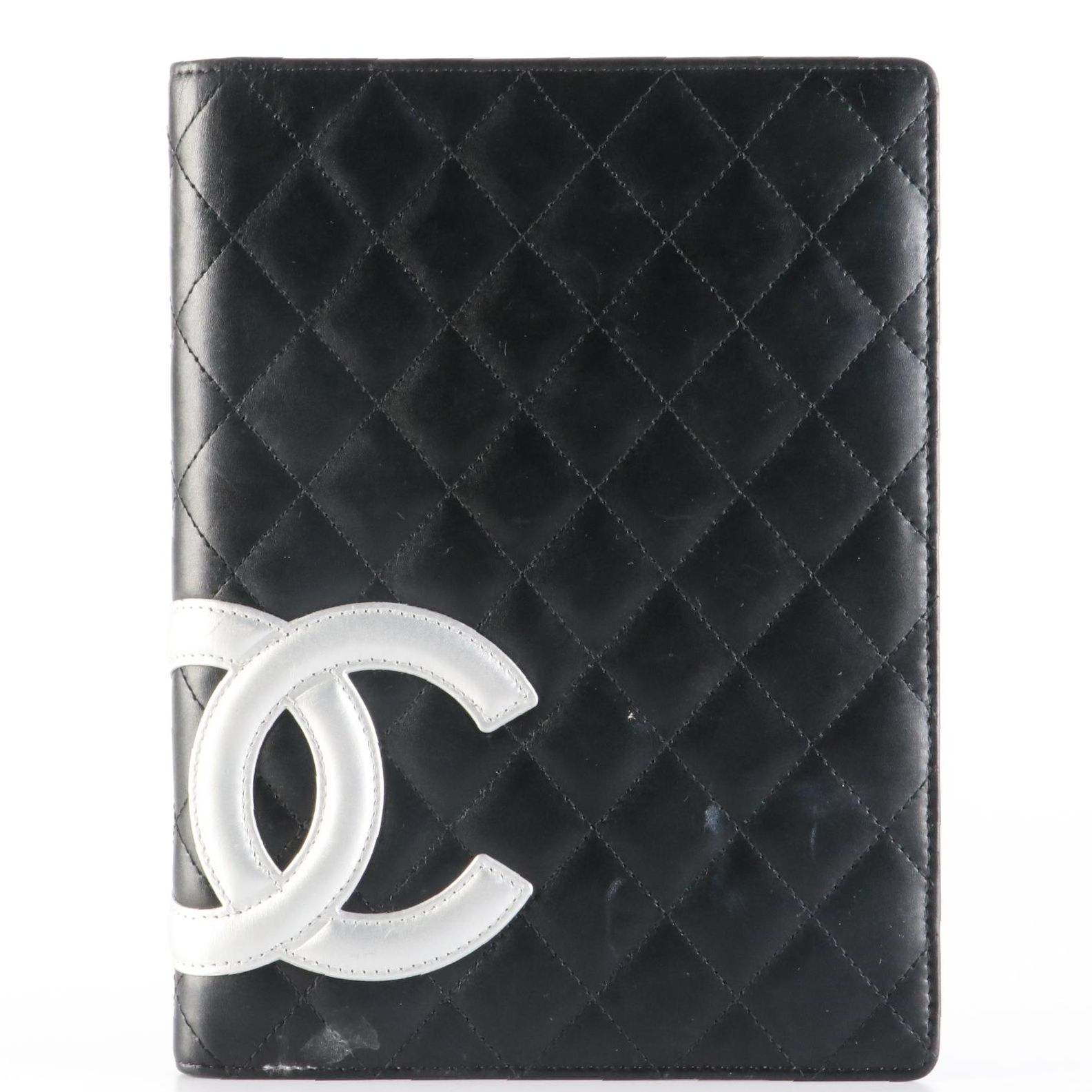 Chanel CC Agenda Cover in Quilted Leather