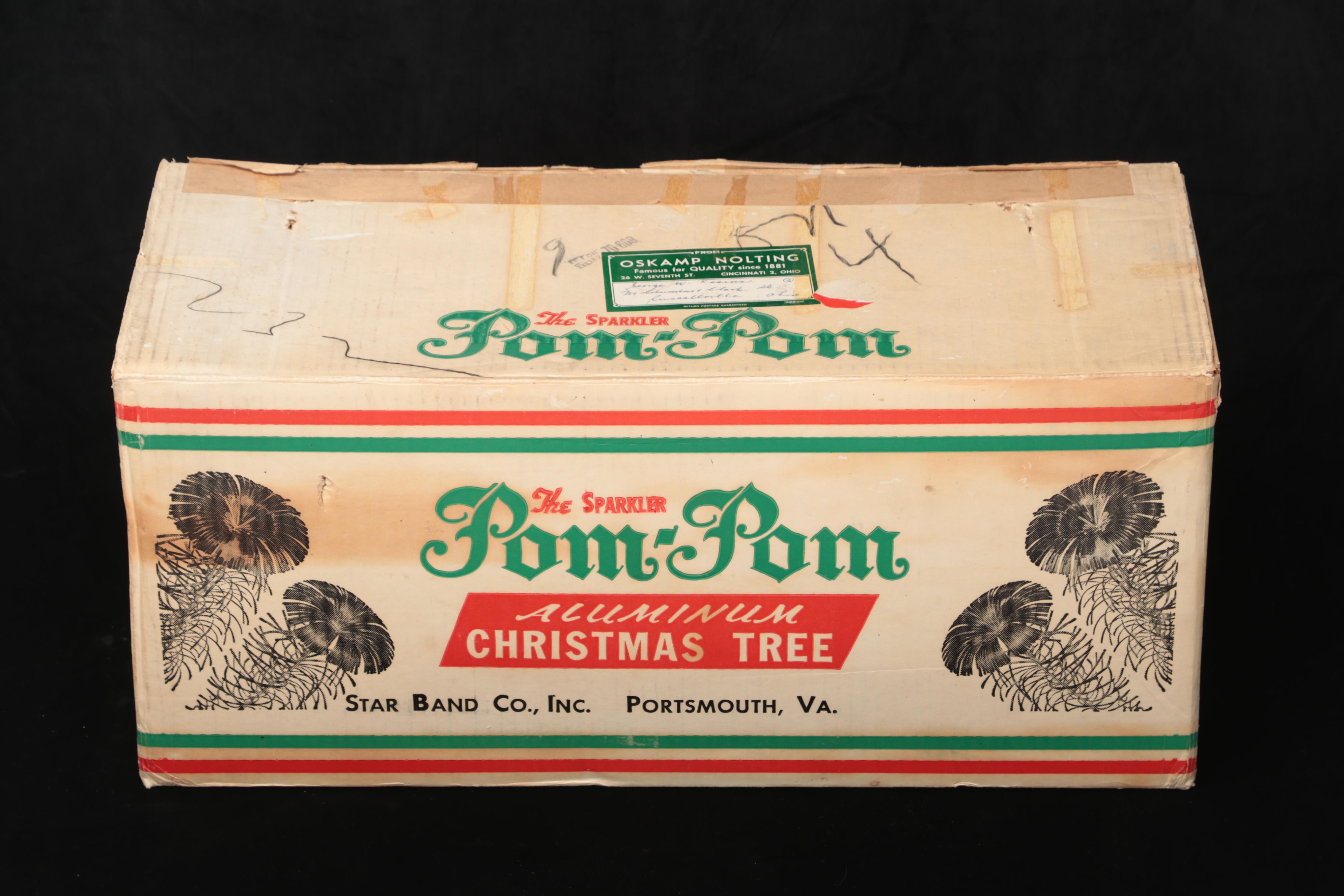 The Sparkler Pom Pom Aluminum Christmas Tree, 1960s