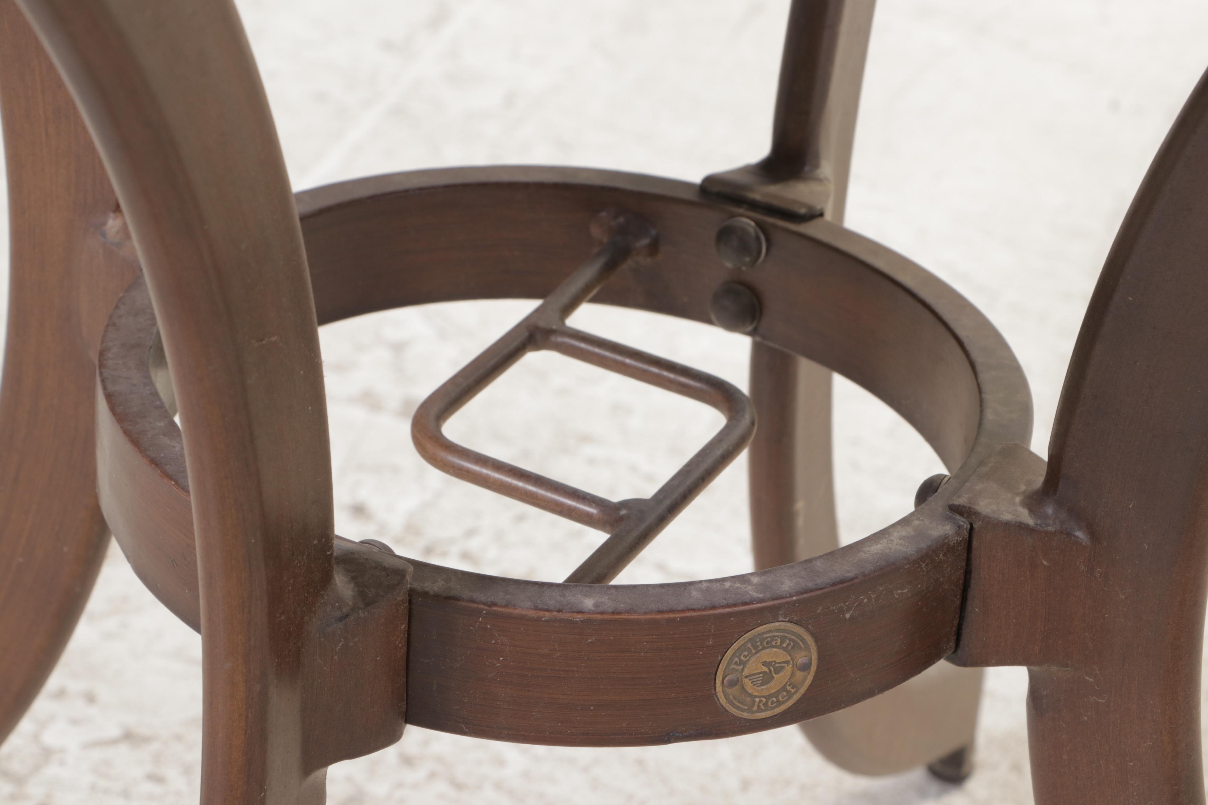 Three-Piece Pelican Reef Resin Wicker and Aluminum Patio Bistro Set