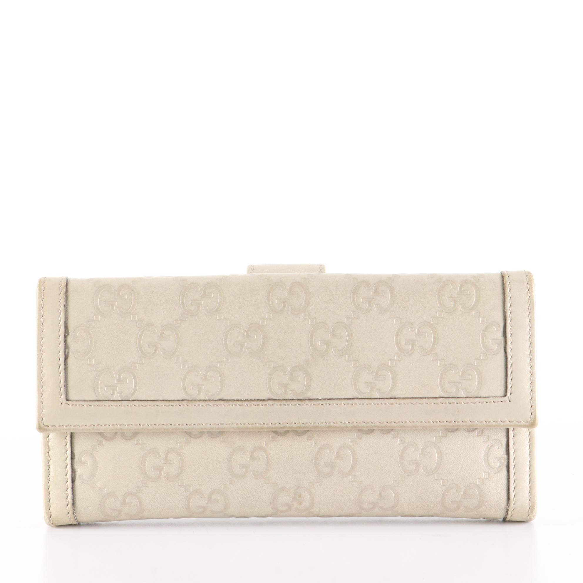 Gucci GG Embossed Leather Wallet