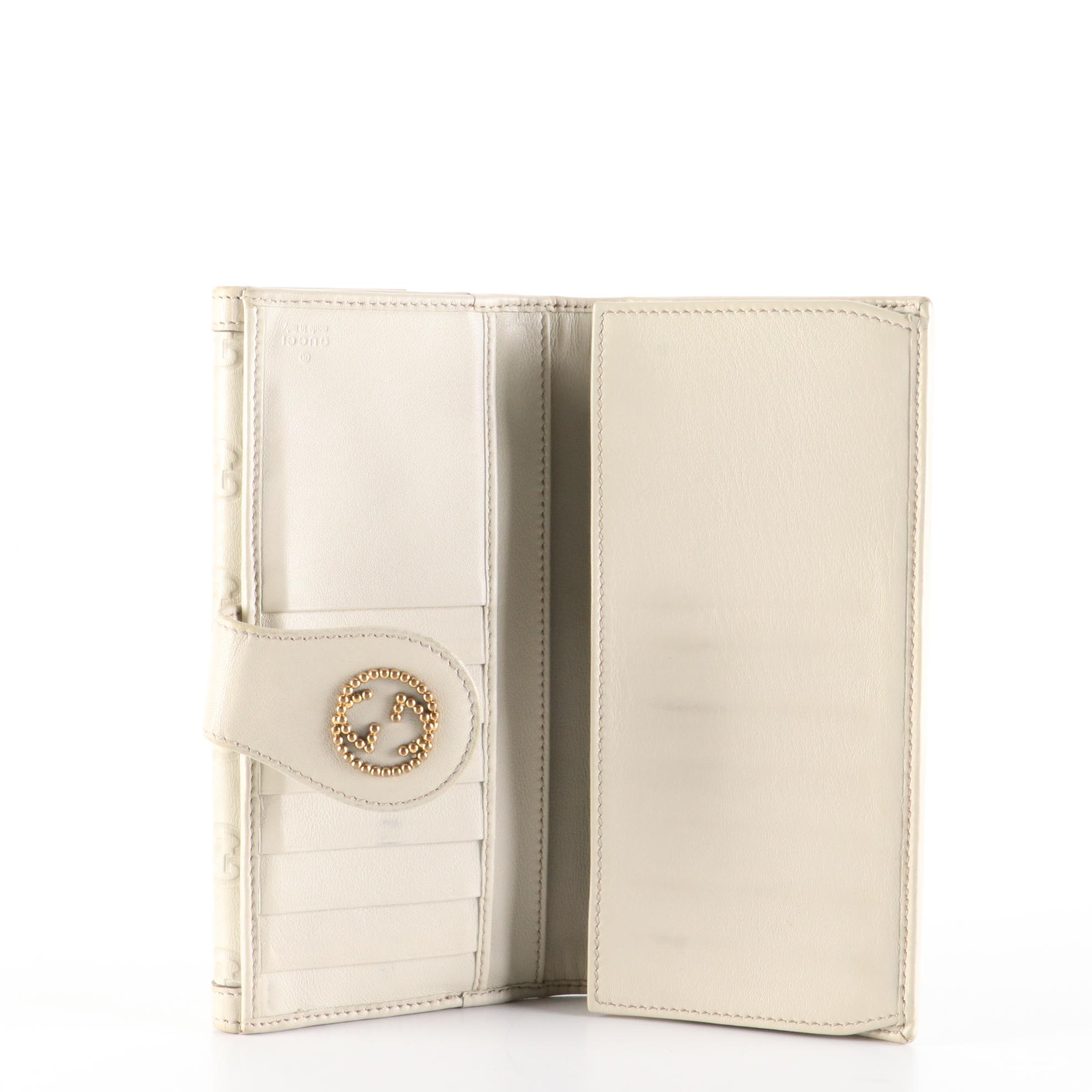 Gucci GG Embossed Leather Wallet