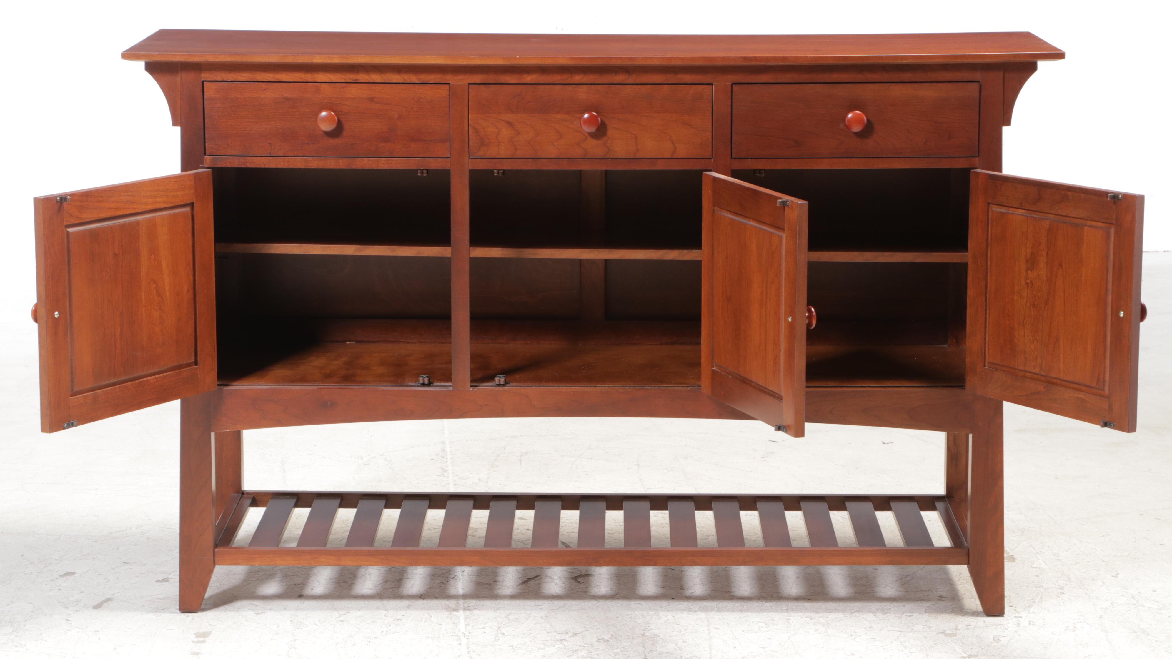 Ethan Allen "American Impressions" Arts and Crafts Style Cherrywood Sideboard