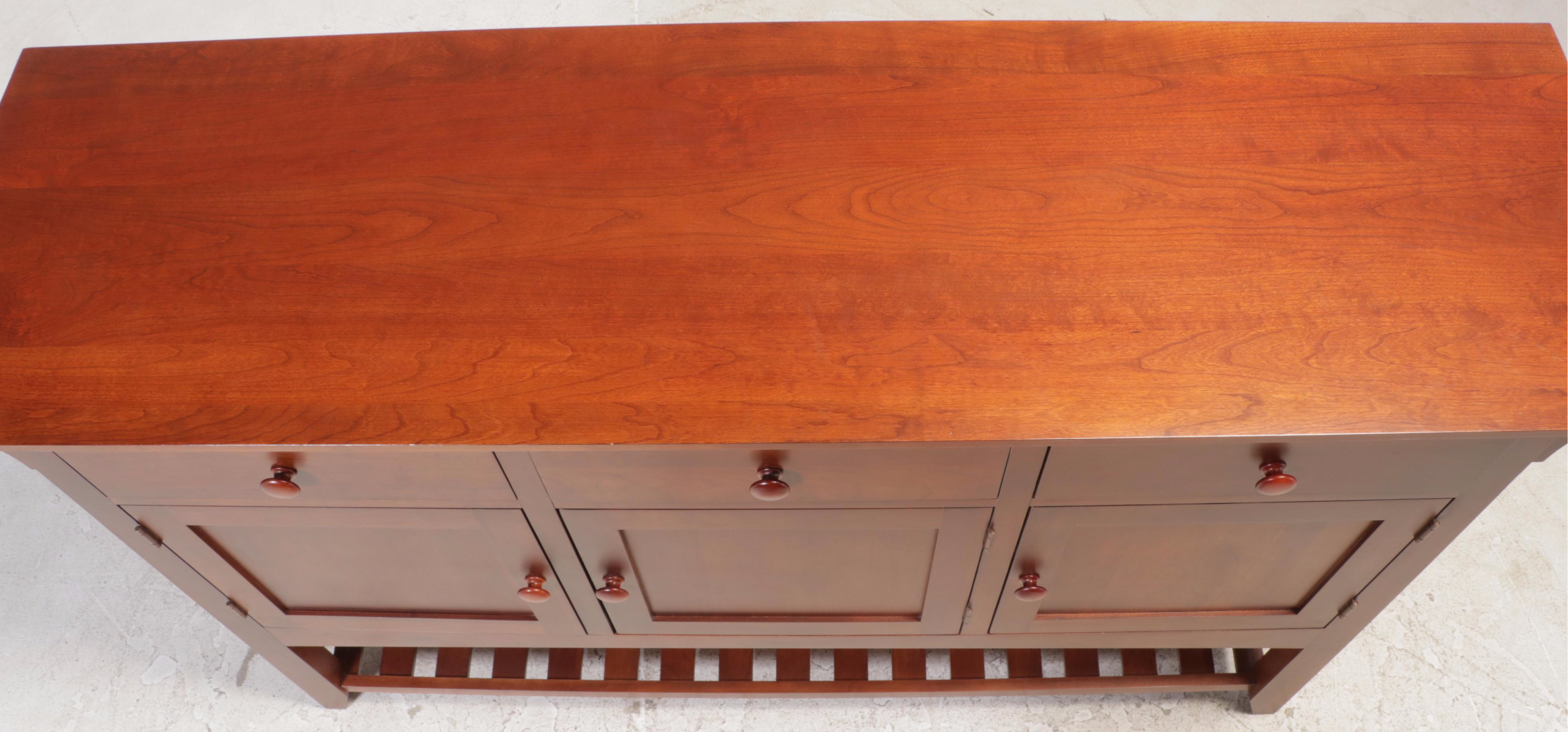 Ethan Allen "American Impressions" Arts and Crafts Style Cherrywood Sideboard