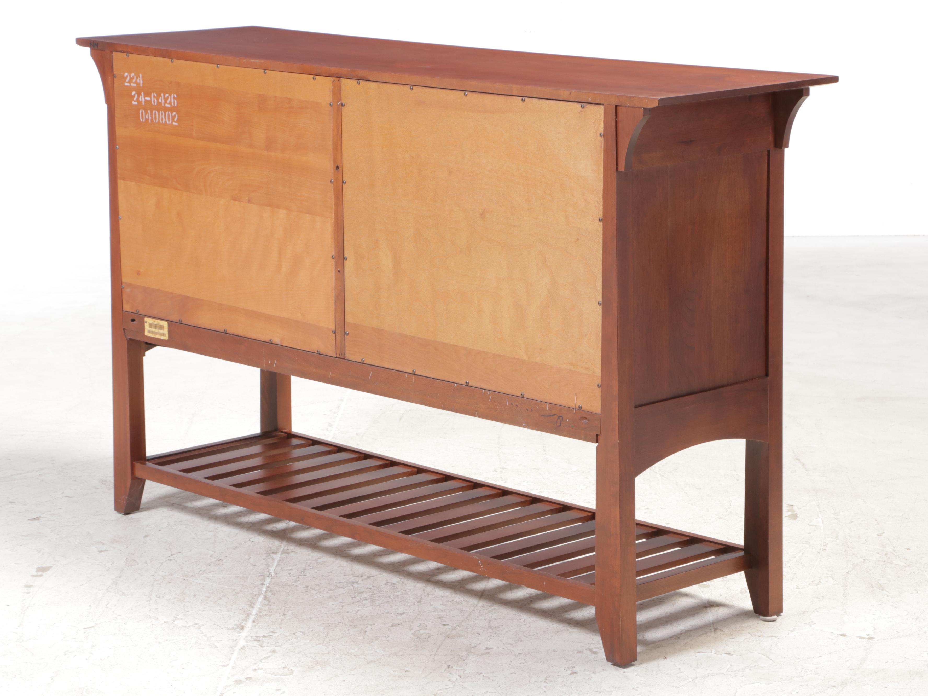 Ethan Allen "American Impressions" Arts and Crafts Style Cherrywood Sideboard