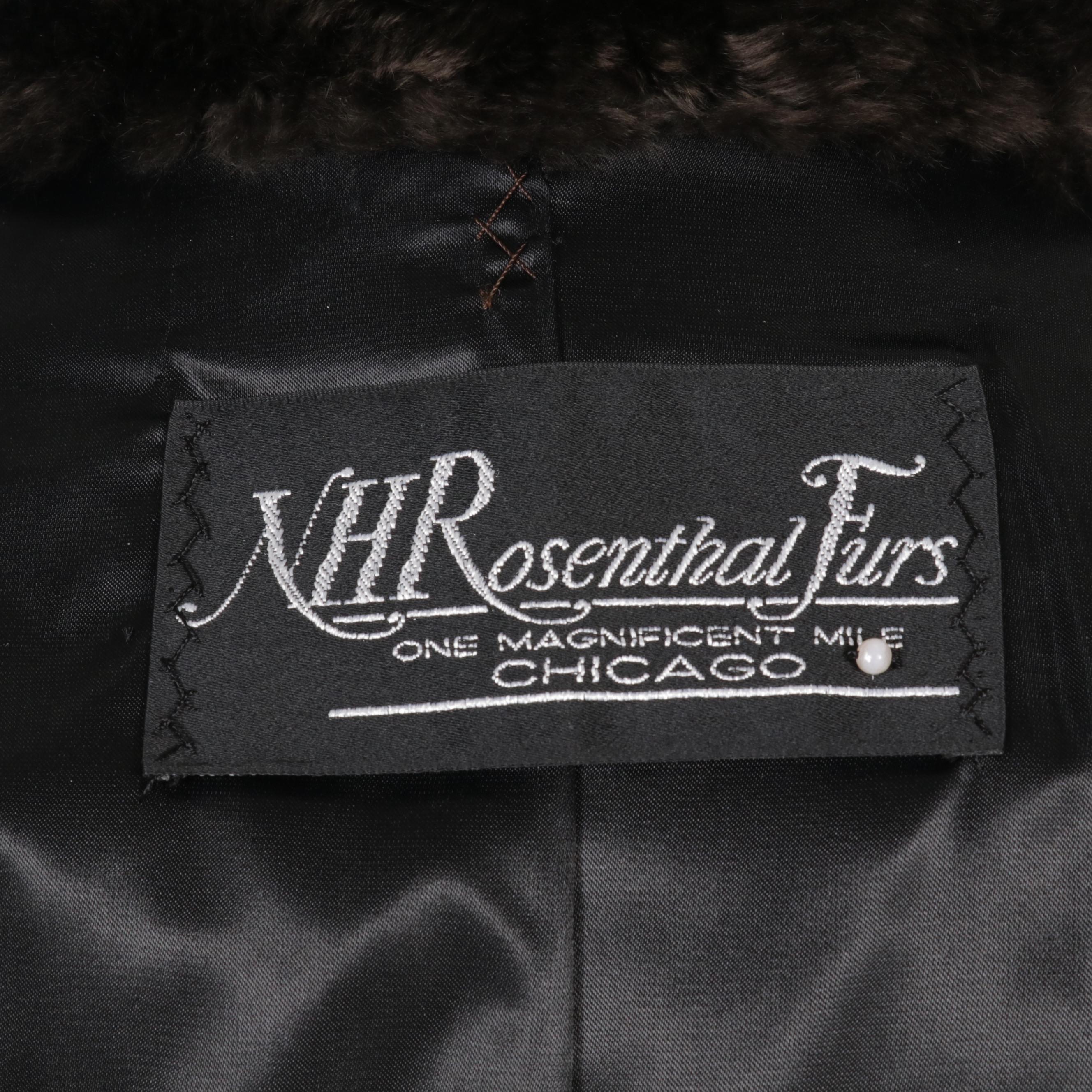 Sheared Beaver Fur Coat by Calvin Klein