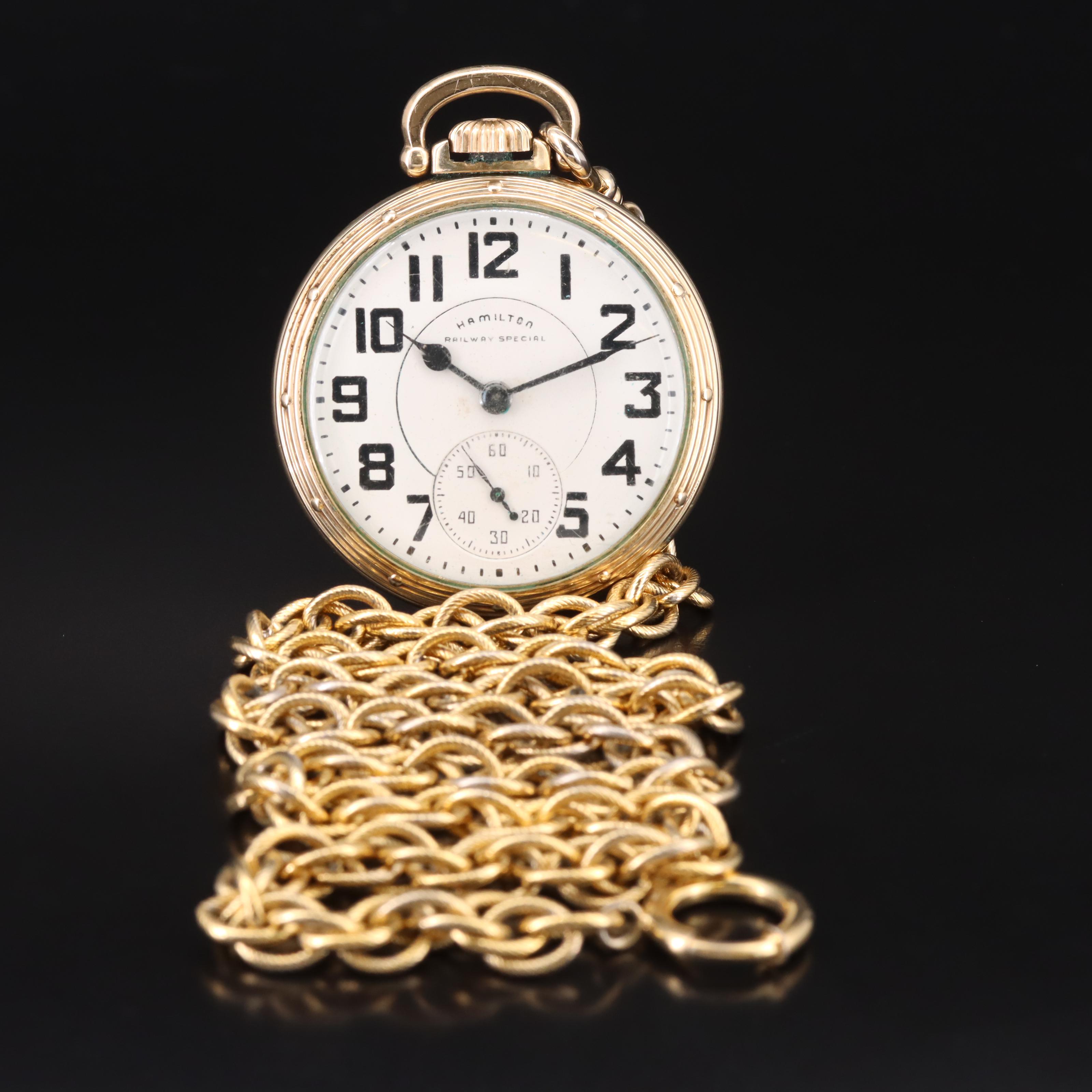 1953 Hamilton Railway Special Pocket Watch