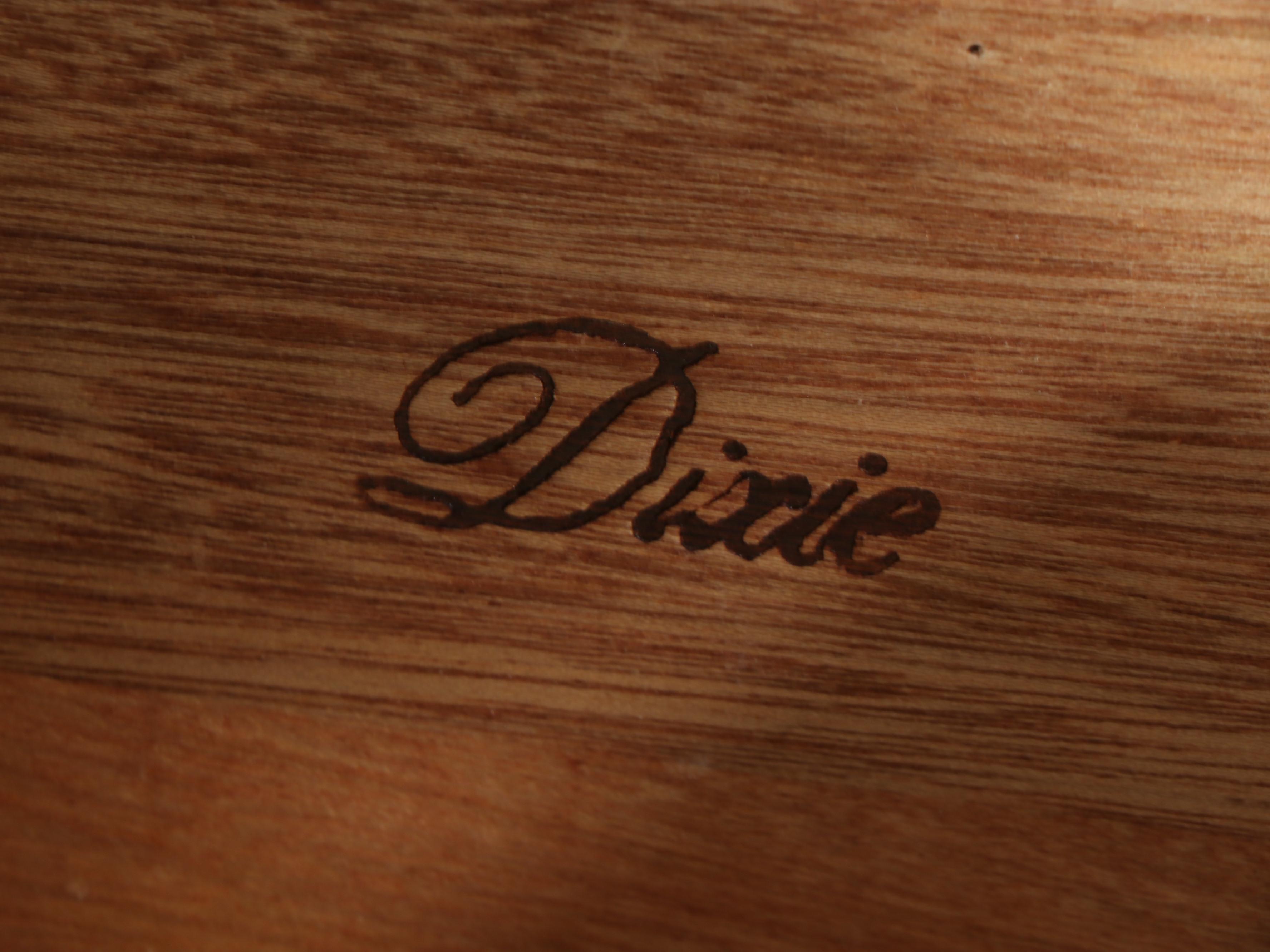 Dixie French Provincial Style Fruitwood-Stained Nine-Drawer Dresser