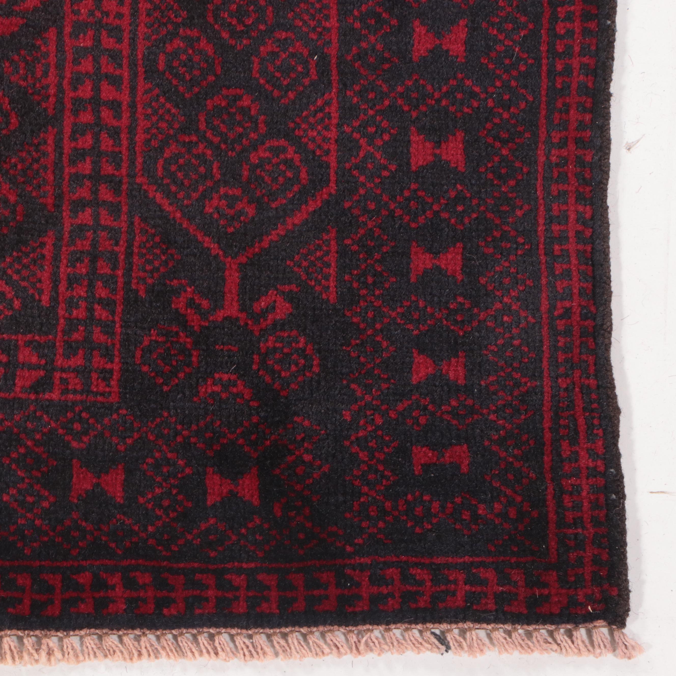 2'8 x 4'10 Hand-Knotted Afghan Baluch Prayer Rug