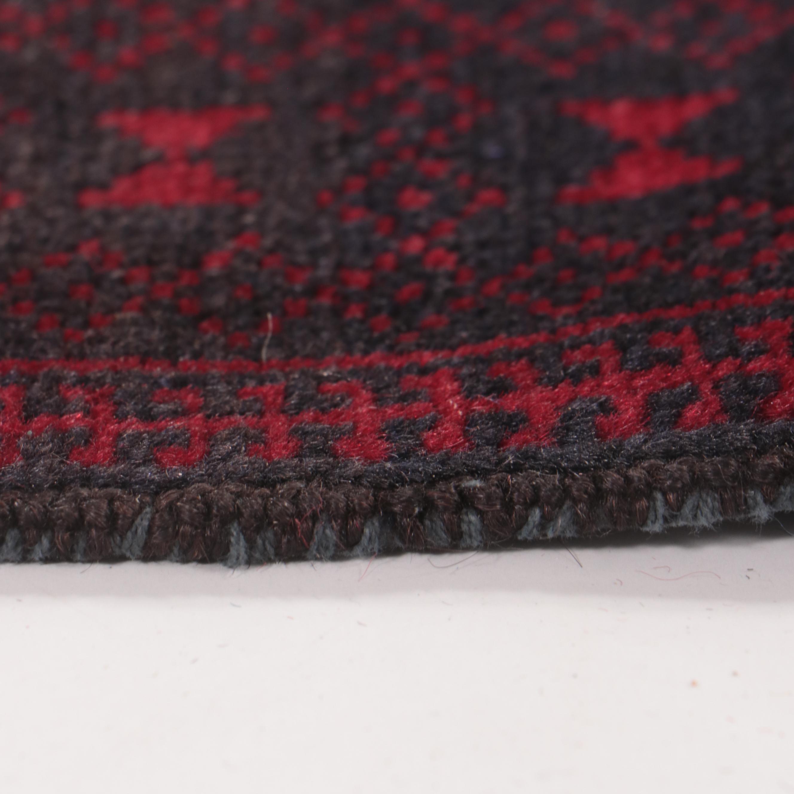 2'8 x 4'10 Hand-Knotted Afghan Baluch Prayer Rug