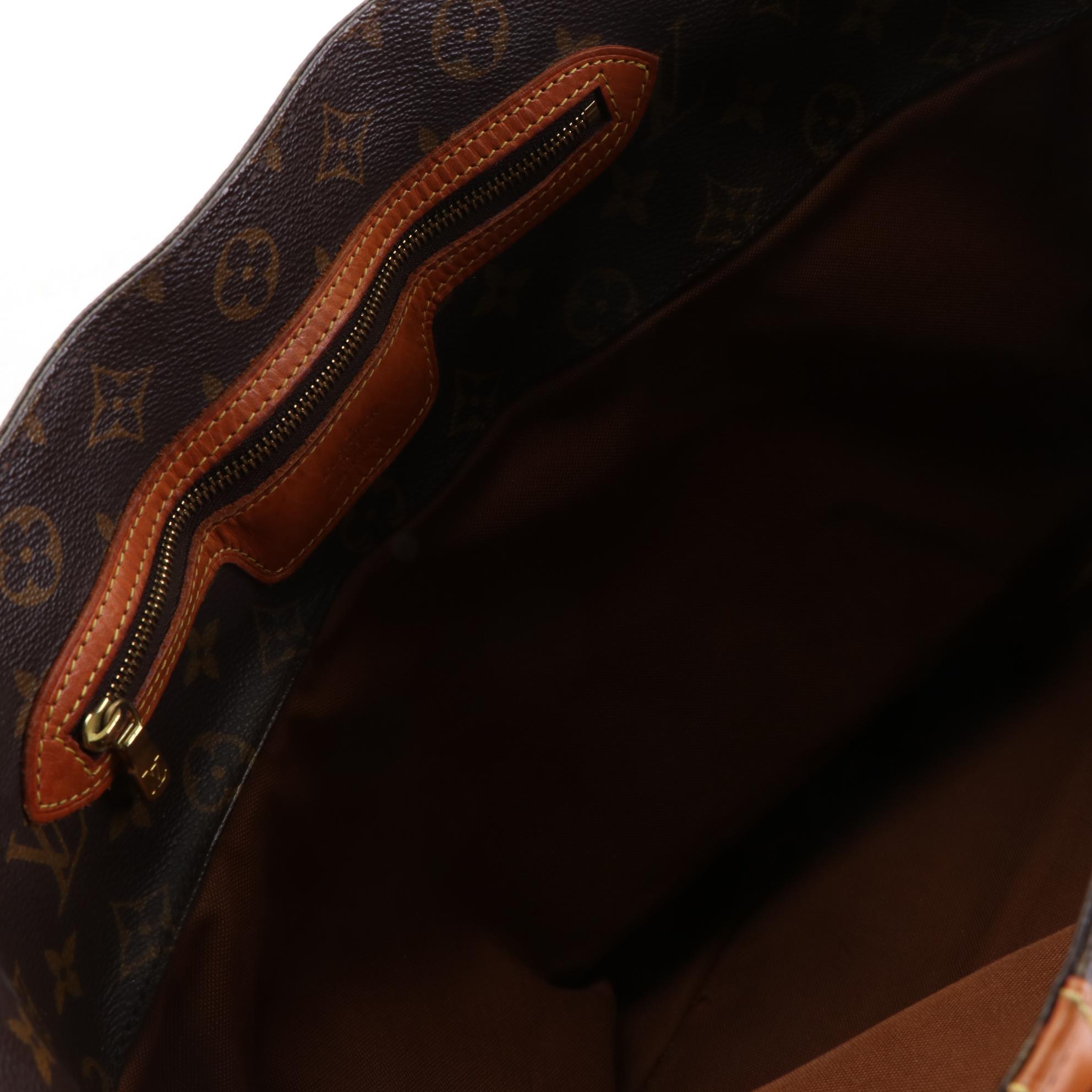 Louis Vuitton Sac Shopping Tote in Monogram Canvas and Vachetta Leather