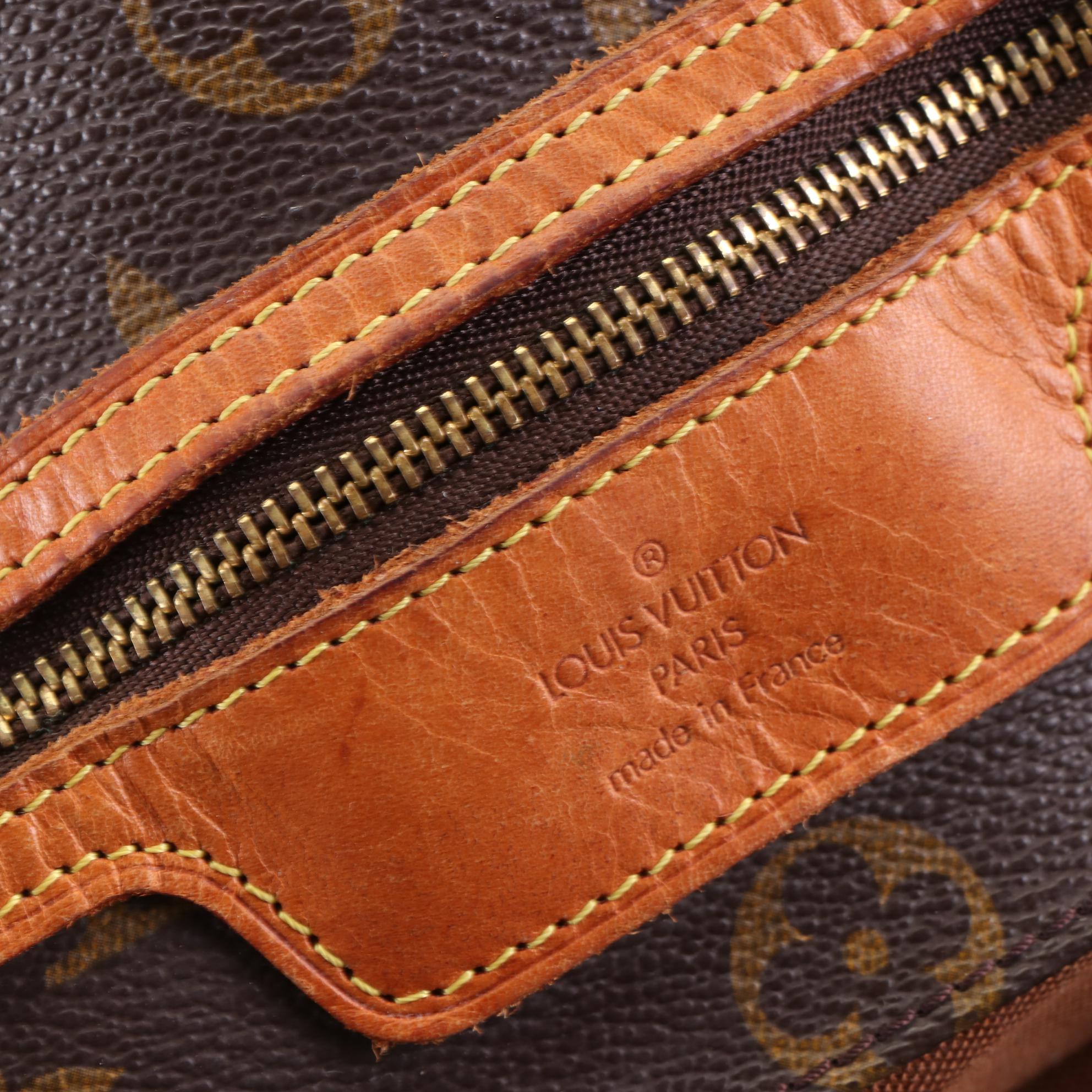 Louis Vuitton Sac Shopping Tote in Monogram Canvas and Vachetta Leather