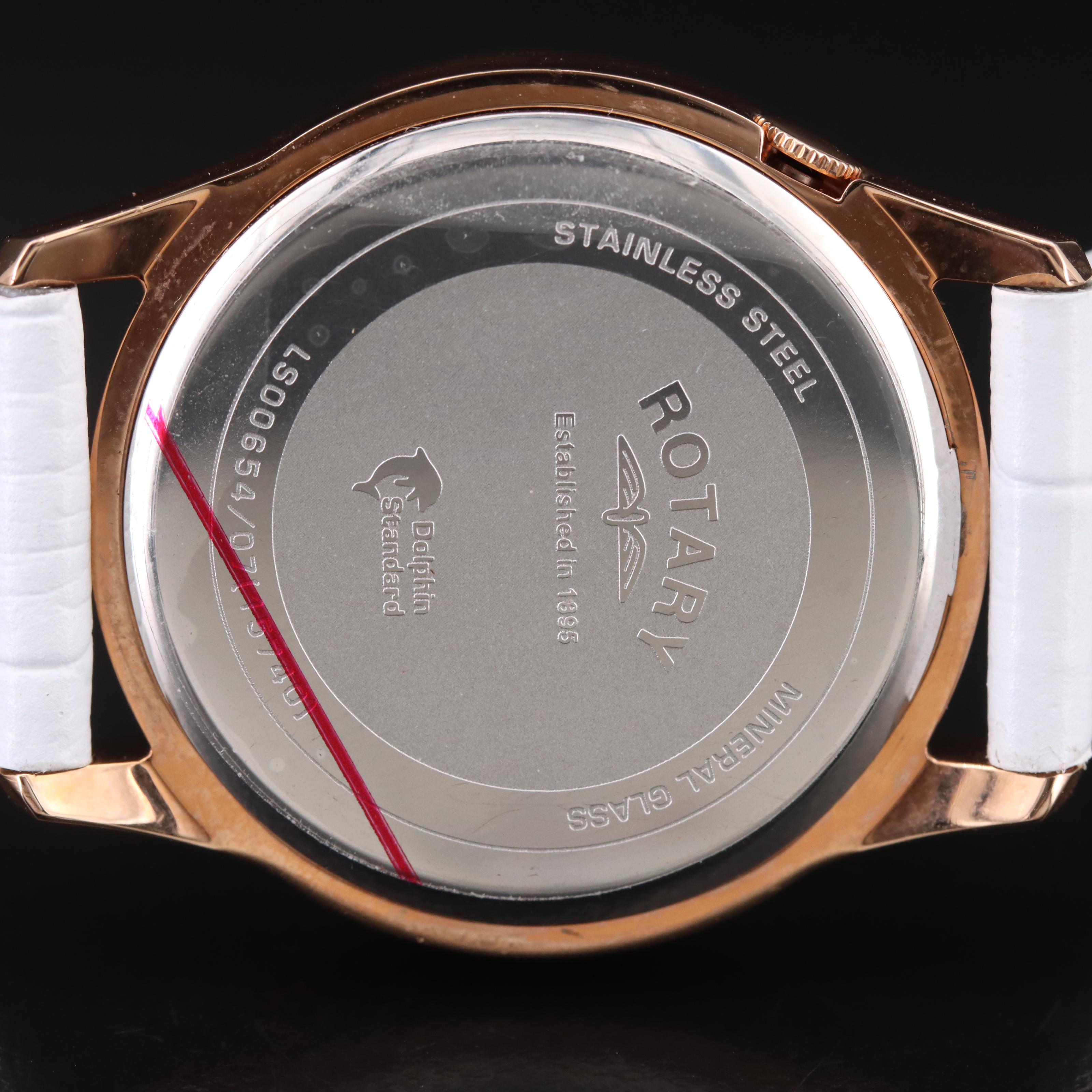 Rotary Mother-of-Pearl Dial Quartz Watch