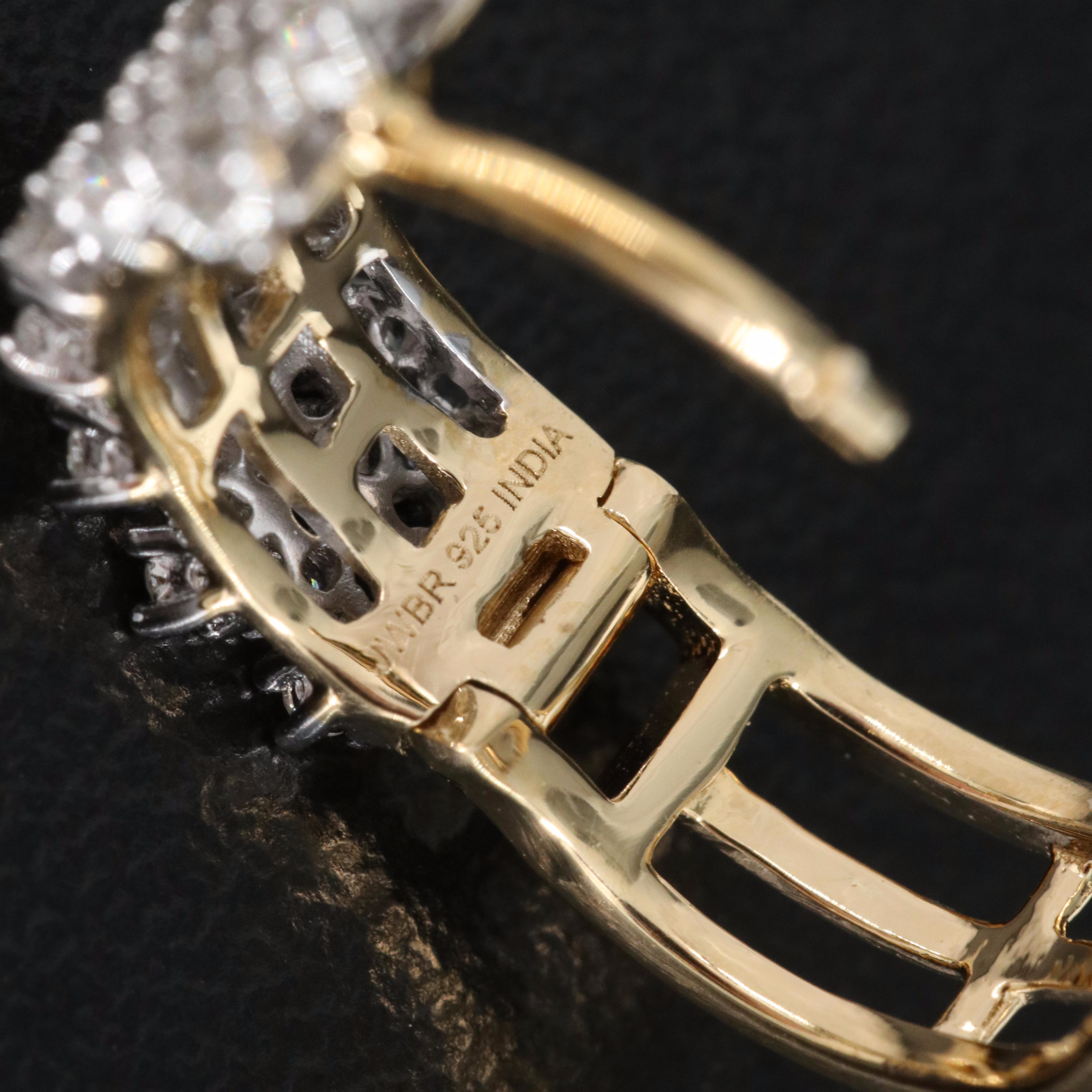 Sterling Diamond Small Hoop Earrings