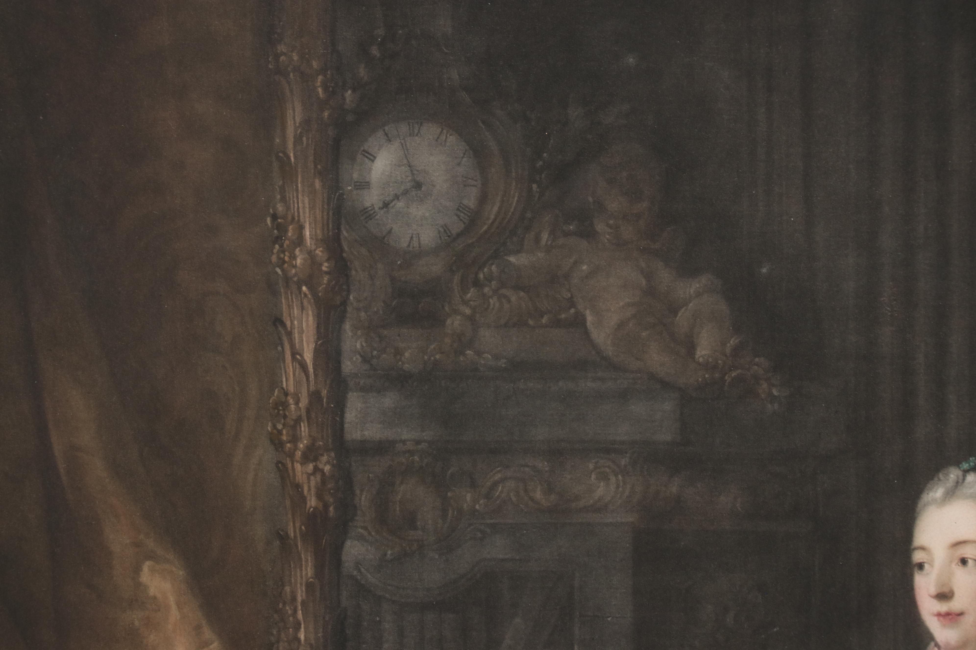 Aquatint After Francois Boucher "Madame La Marquise de Pompadour"