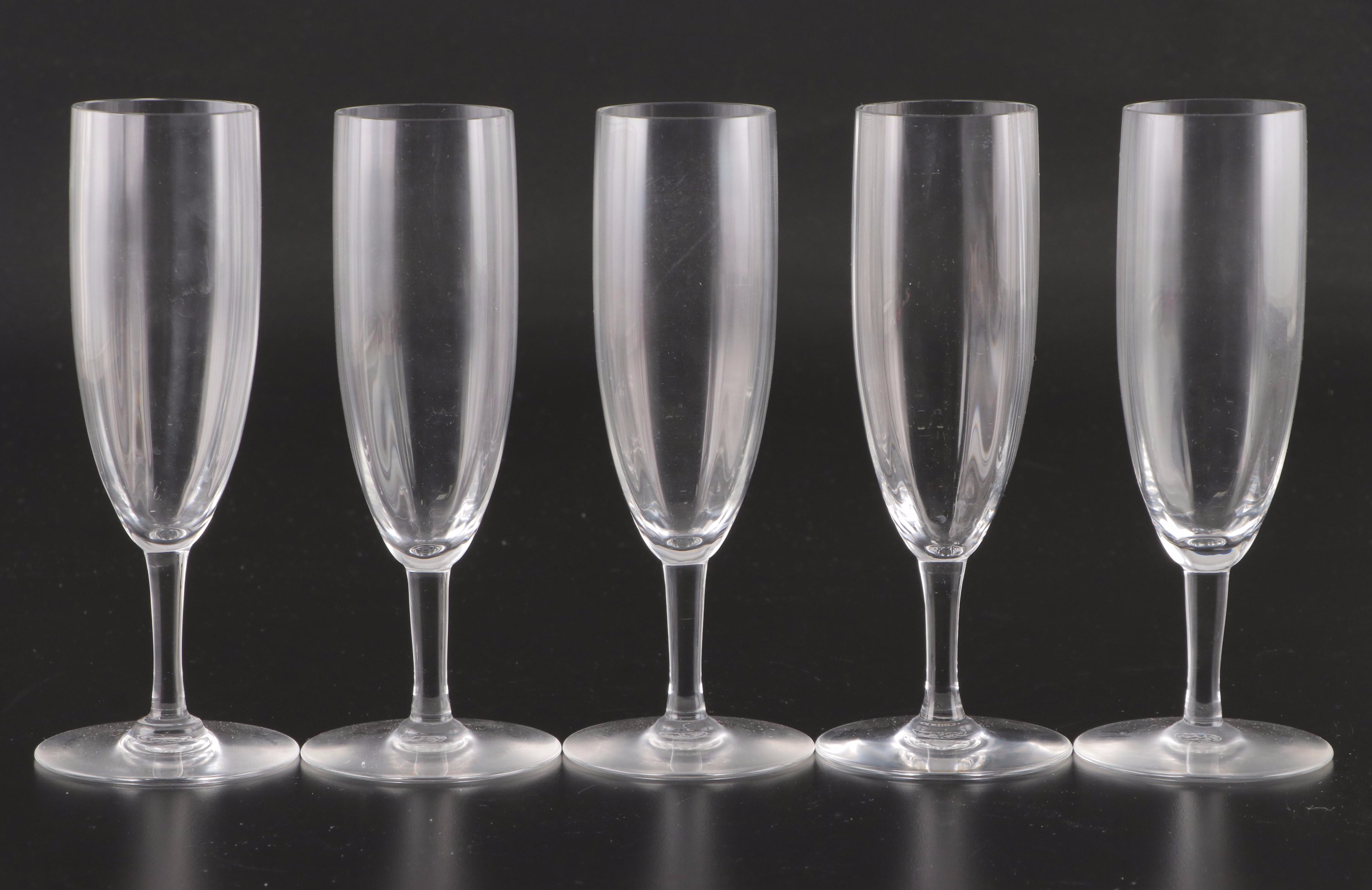 Baccarat Crystal Champagne Flutes,