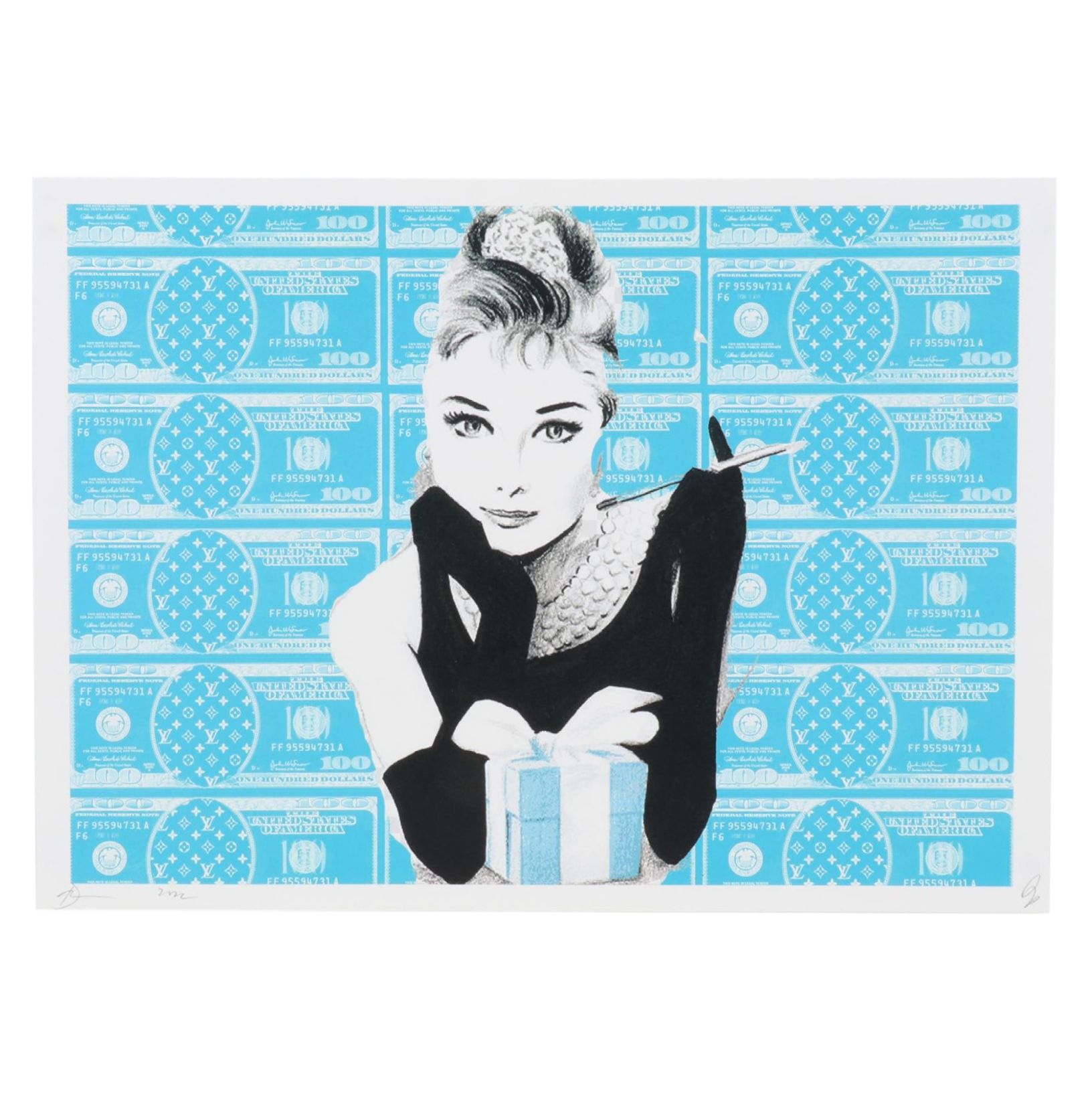 Death NYC Pop Art Digital Print "Audrey Hepburn - Breakfast at Tiffany's"
