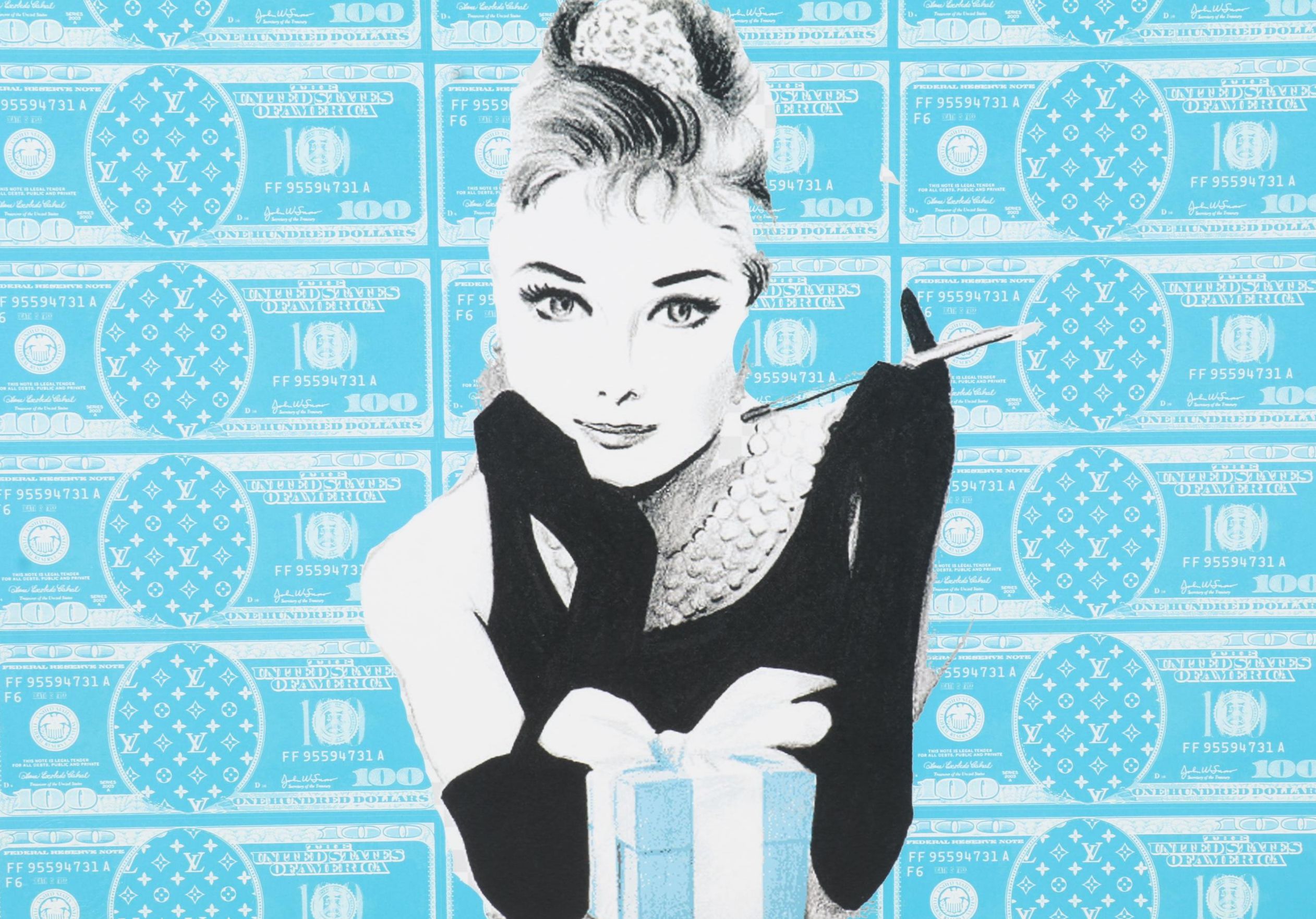Death NYC Pop Art Digital Print "Audrey Hepburn - Breakfast at Tiffany's"