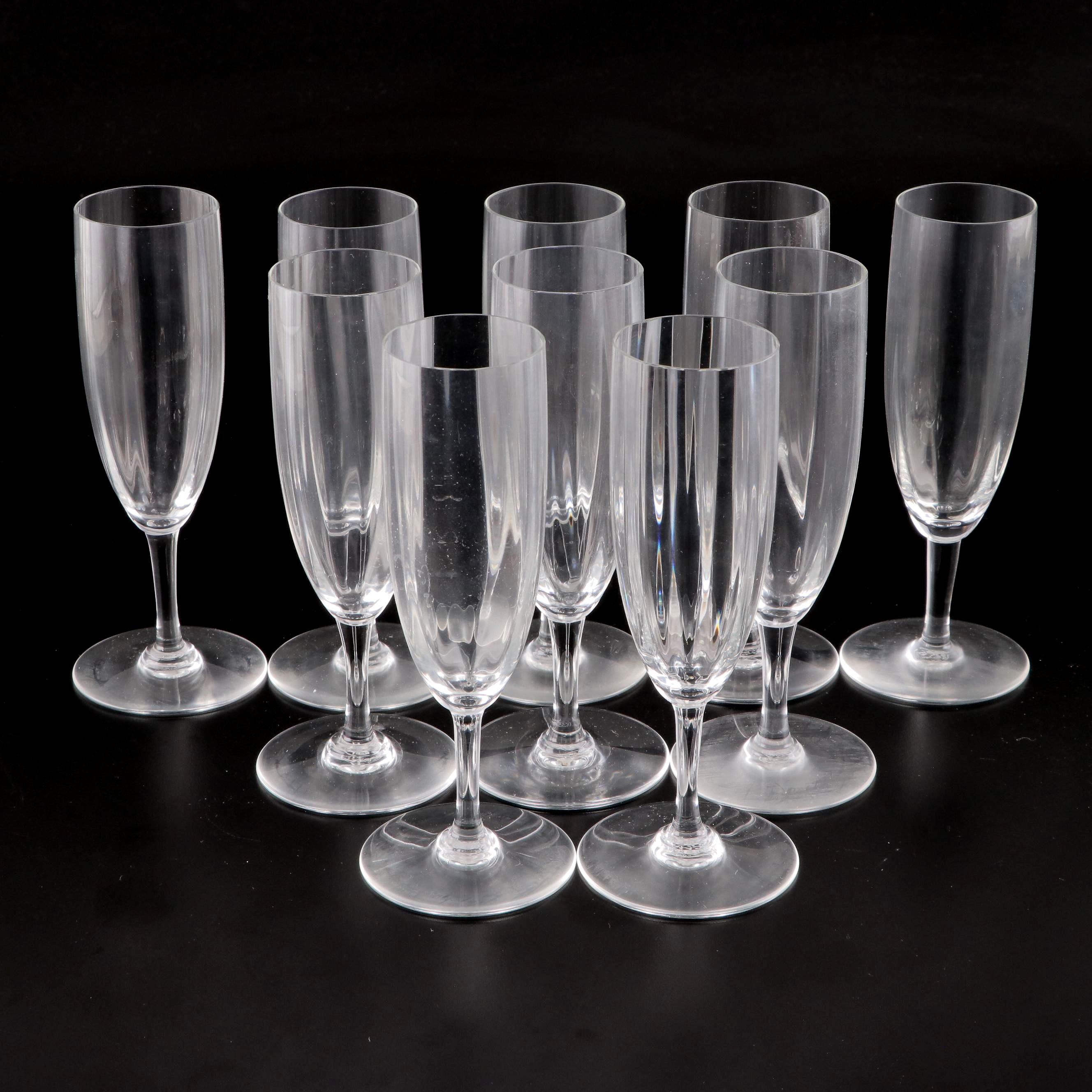 Baccarat Crystal Champagne Flutes,