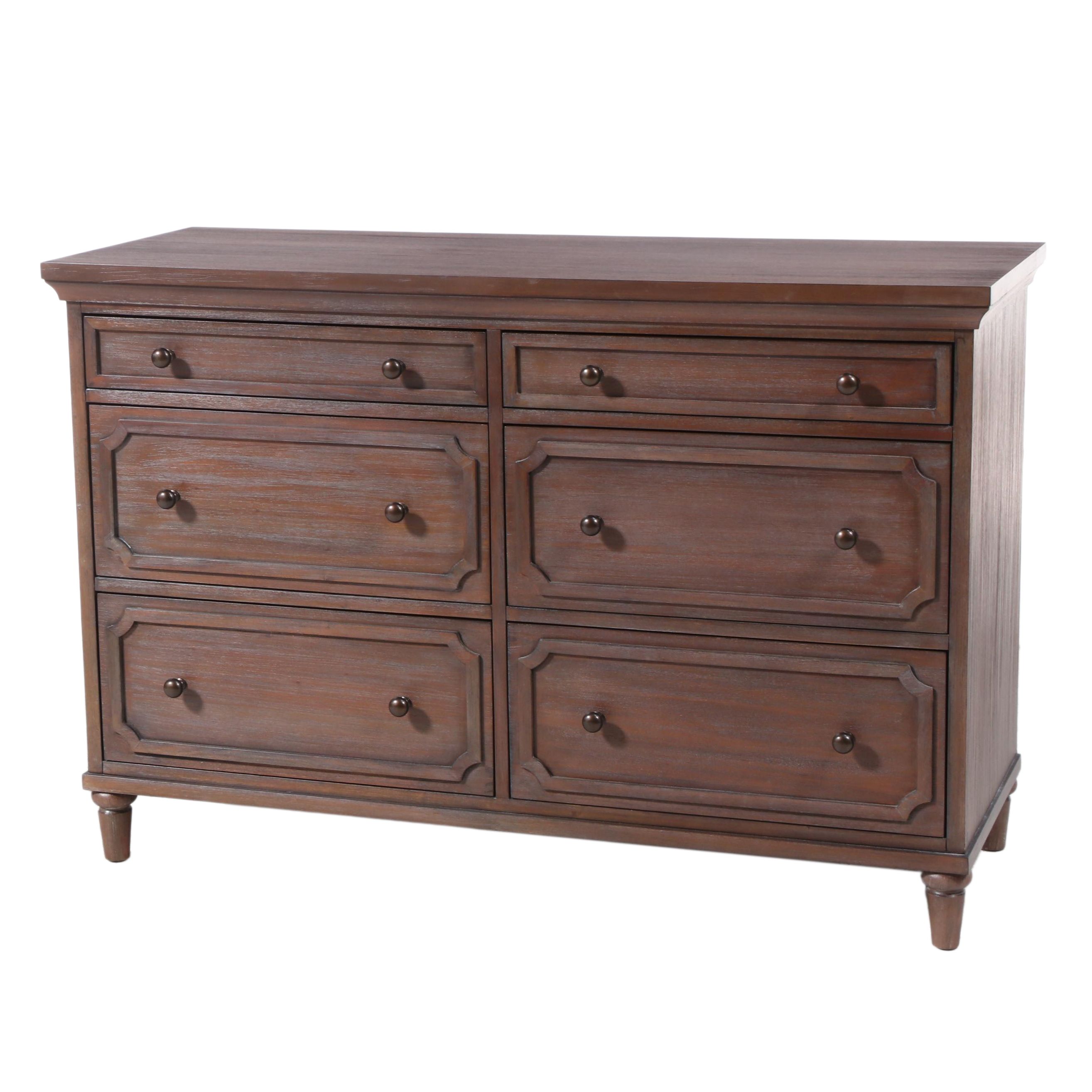 Ballard Designs "Isabella" Hardwood Six-Drawer Chest