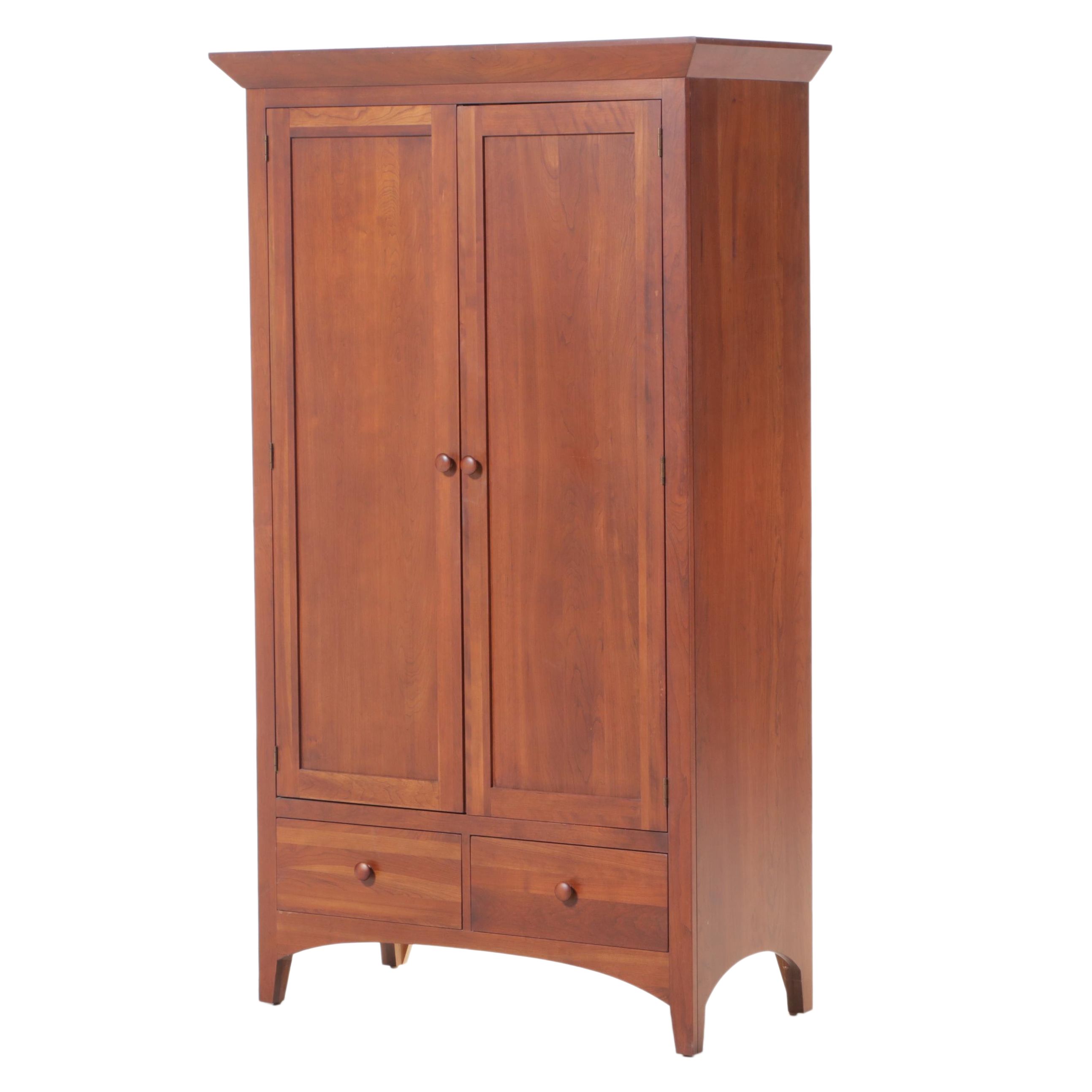 Ethan Allen "American Impressions" Shaker Style Cherrywood Clothes Press