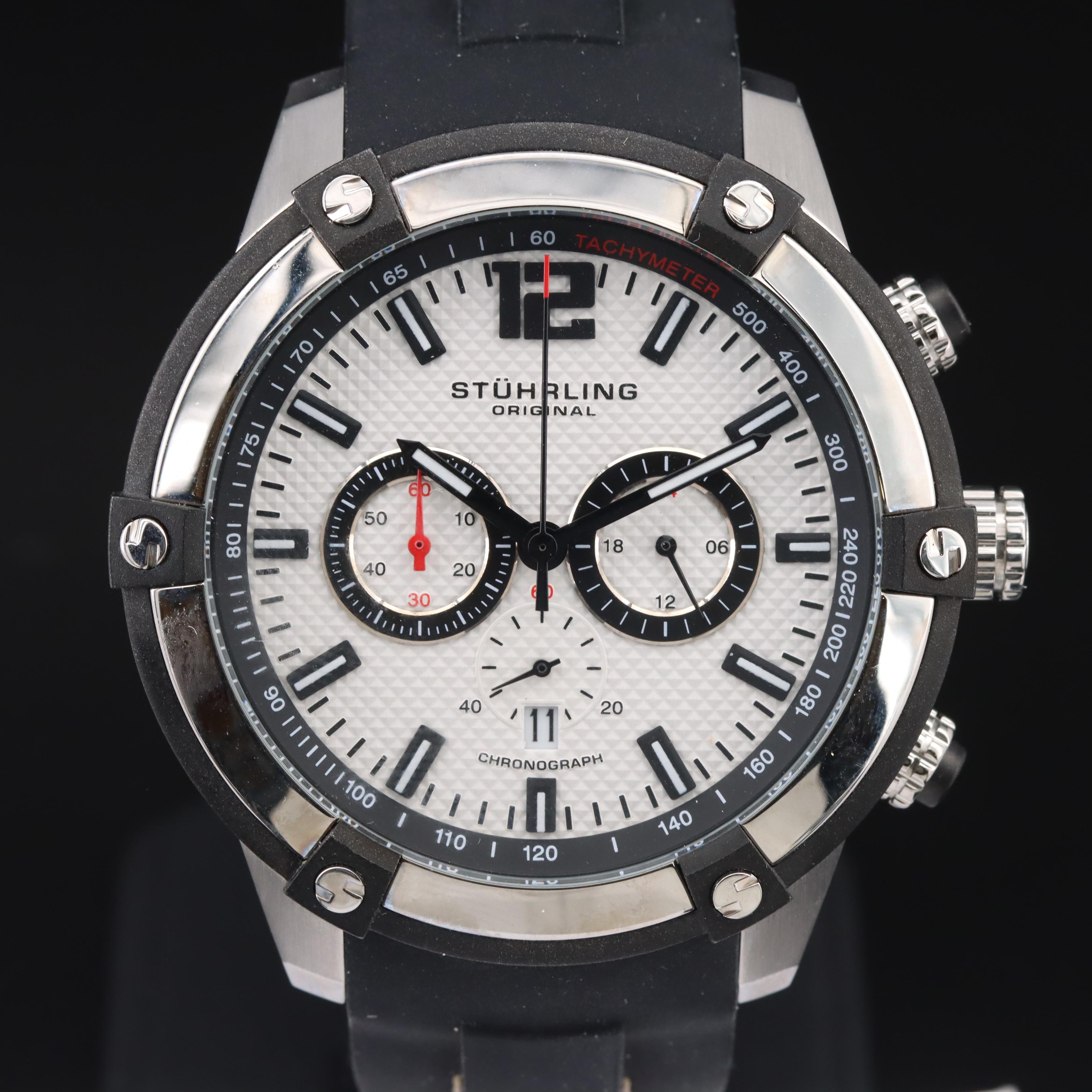 Stuhrling Original Quartz Chronograph Watch