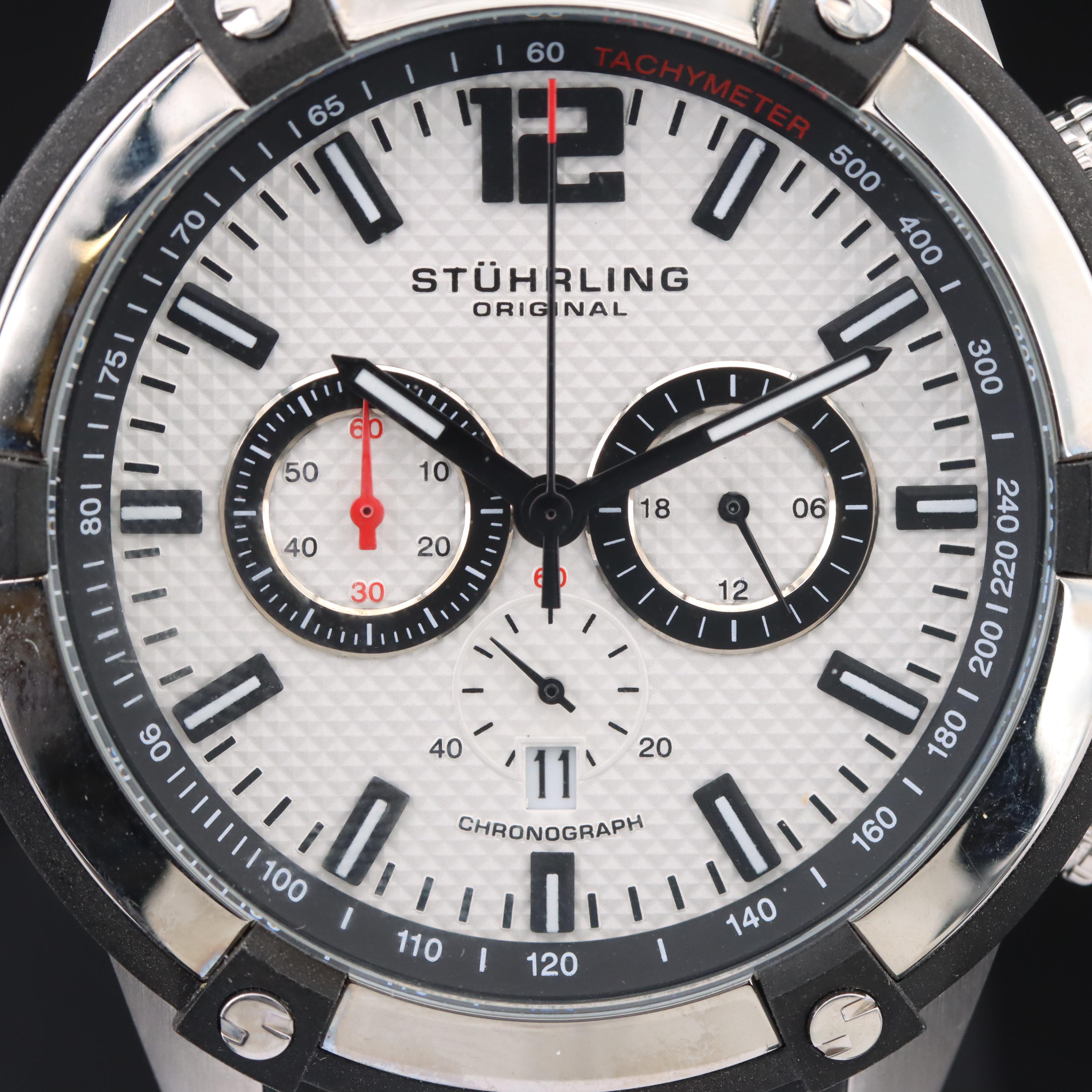 Stuhrling Original Quartz Chronograph Watch