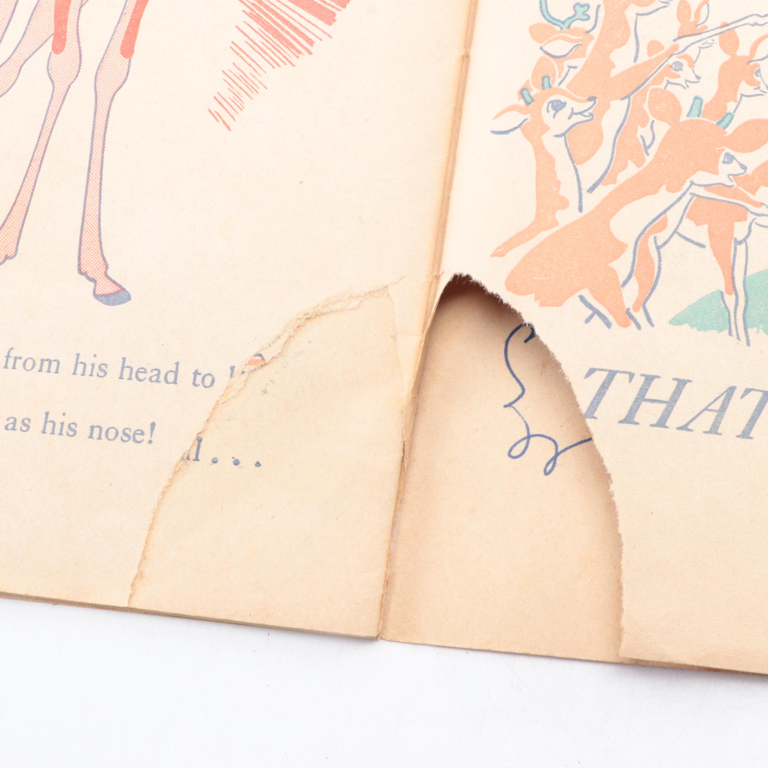 Illustrated "Rudolph the Red-Nosed Reindeer" by Robert L. May, 1939