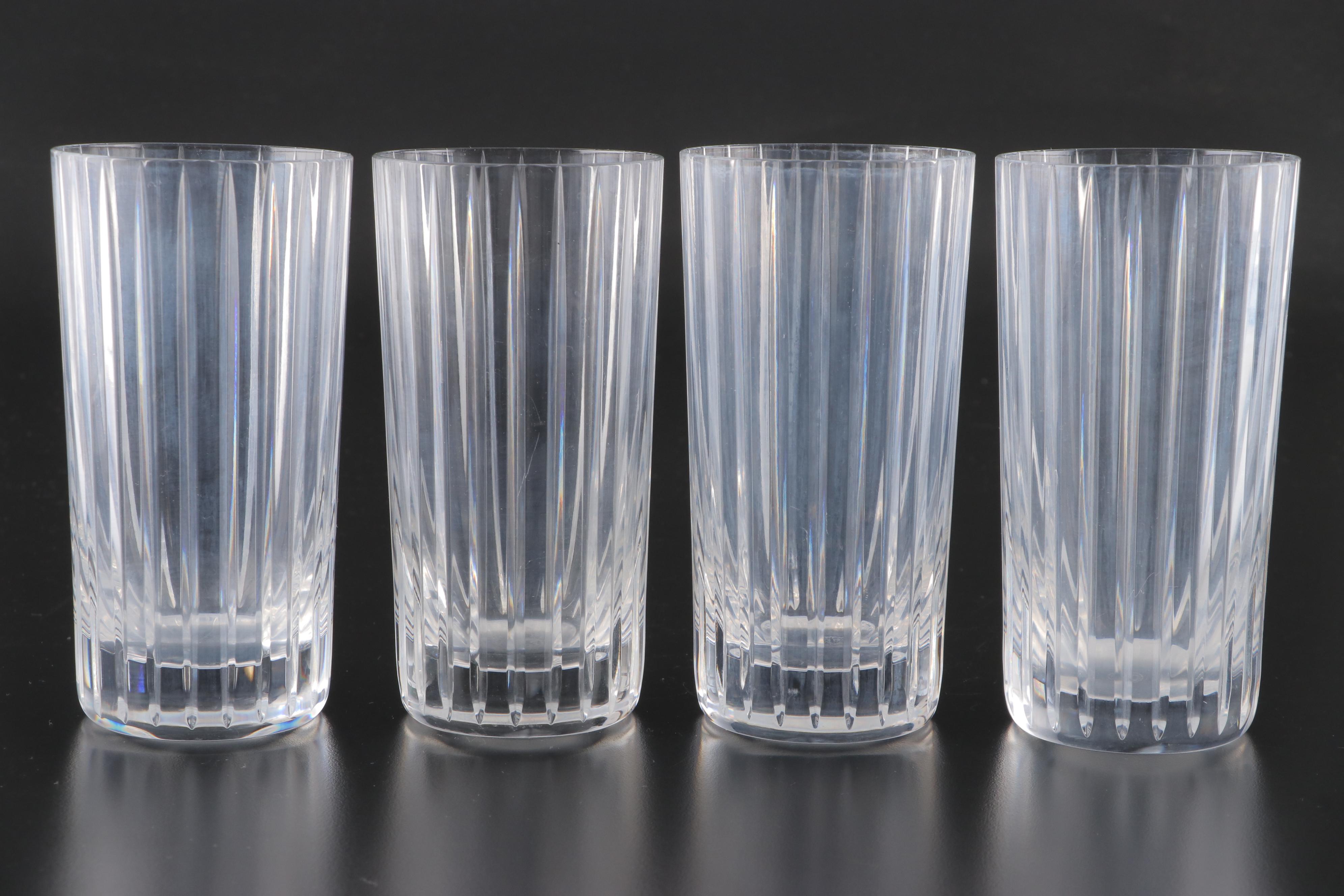 Baccarat Crystal "Harmonie" Old Fashioned and Highball Glasses