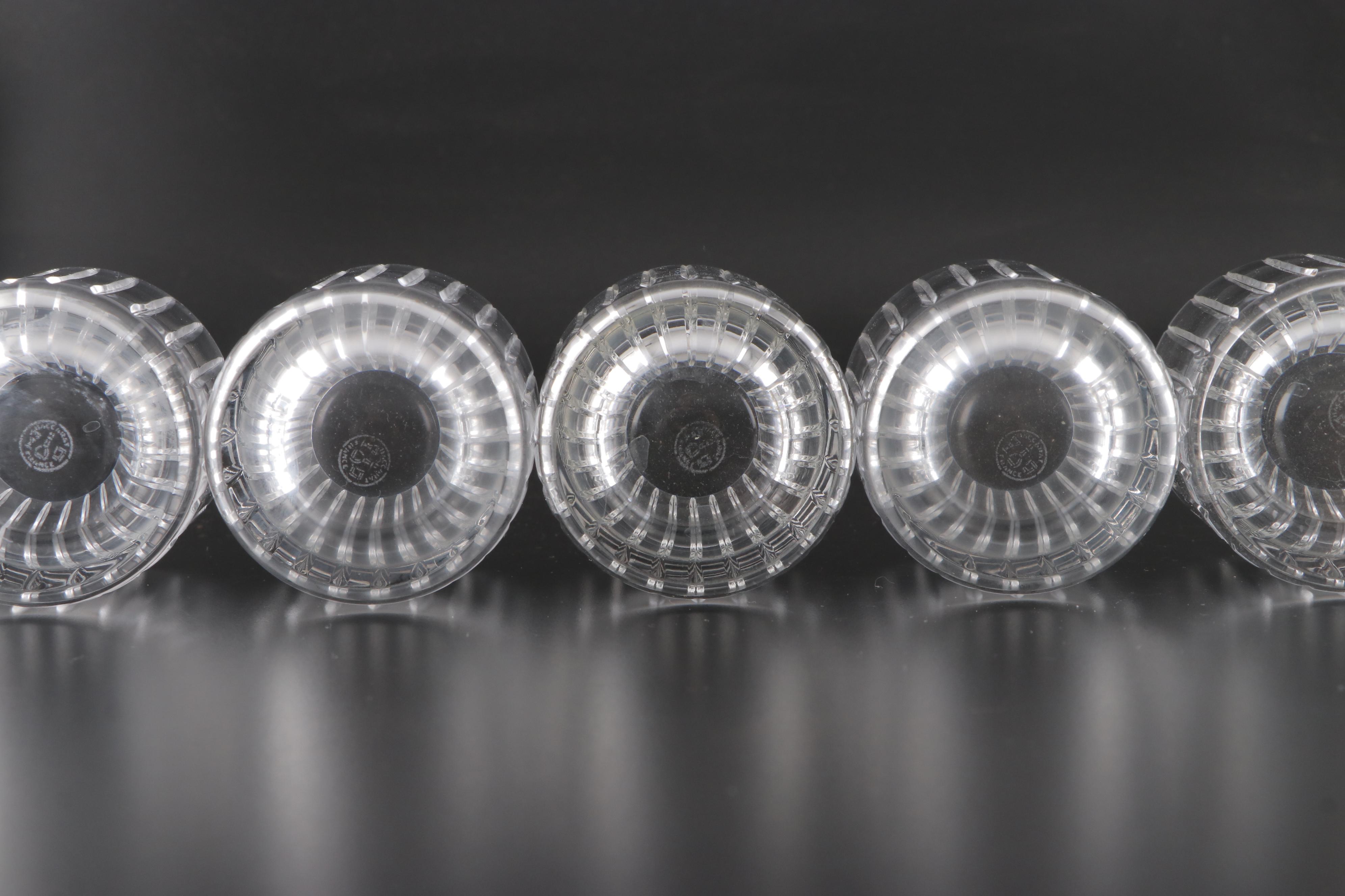 Baccarat Crystal "Harmonie" Old Fashioned and Highball Glasses