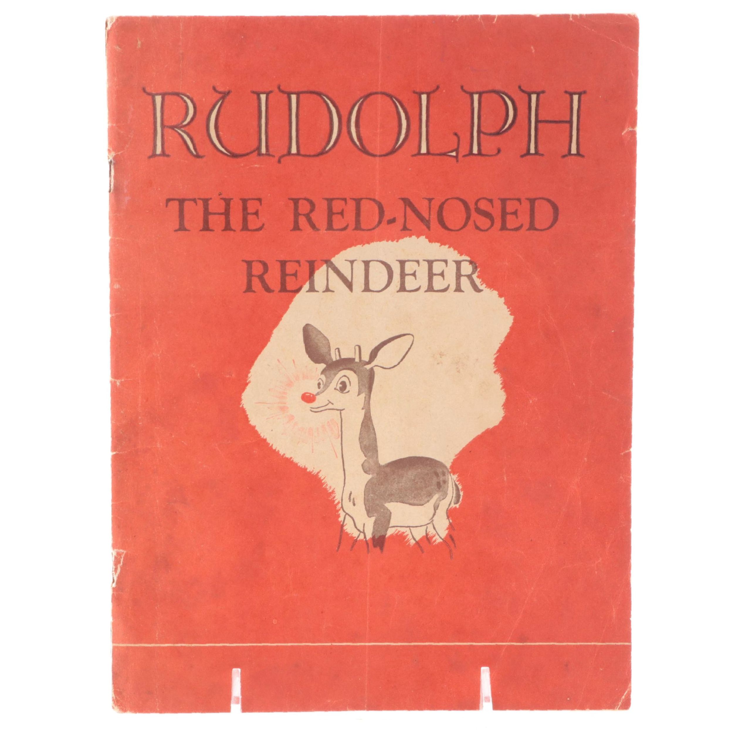 Illustrated "Rudolph the Red-Nosed Reindeer" by Robert L. May, 1939