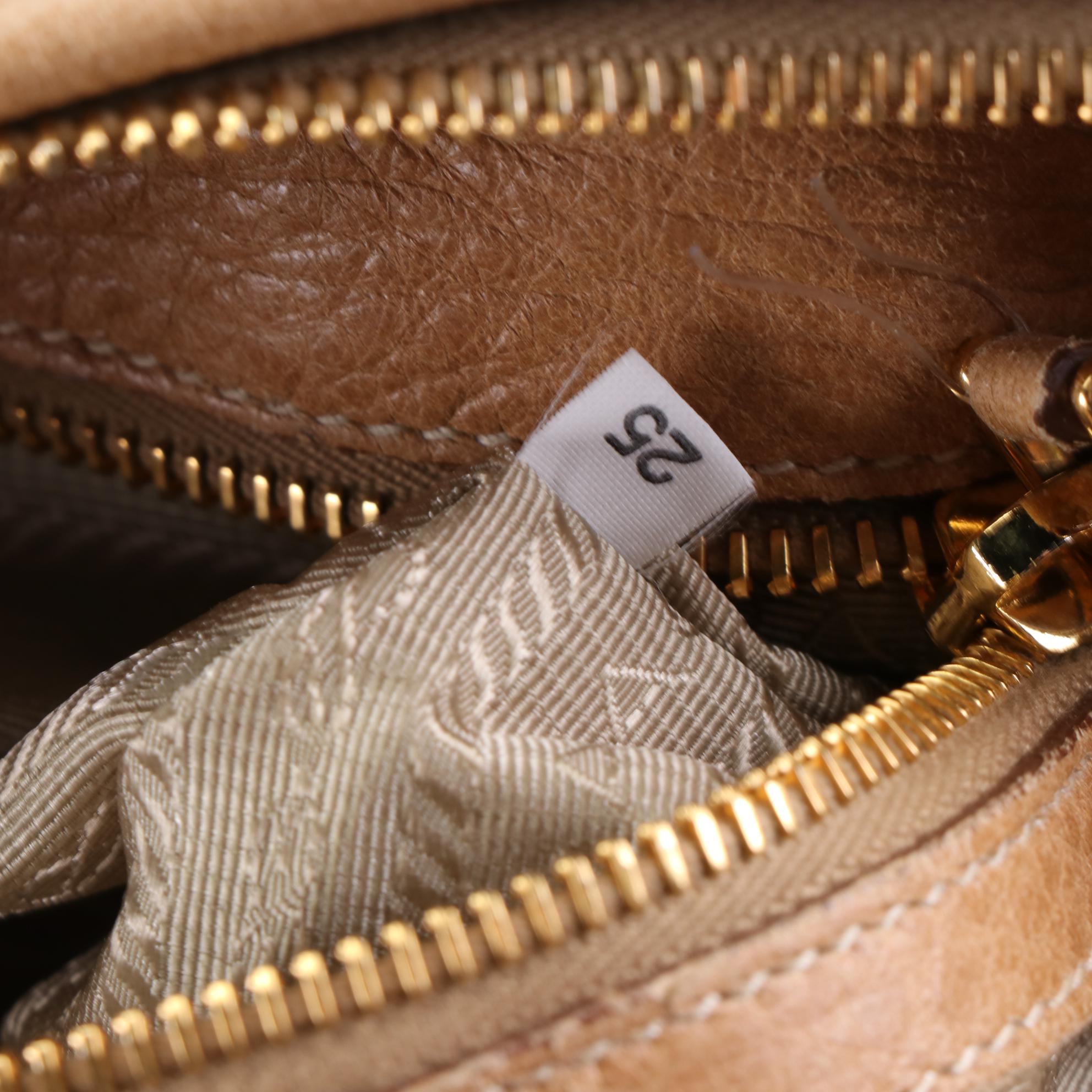 Prada Grained Leatheer Two-Way Satchel