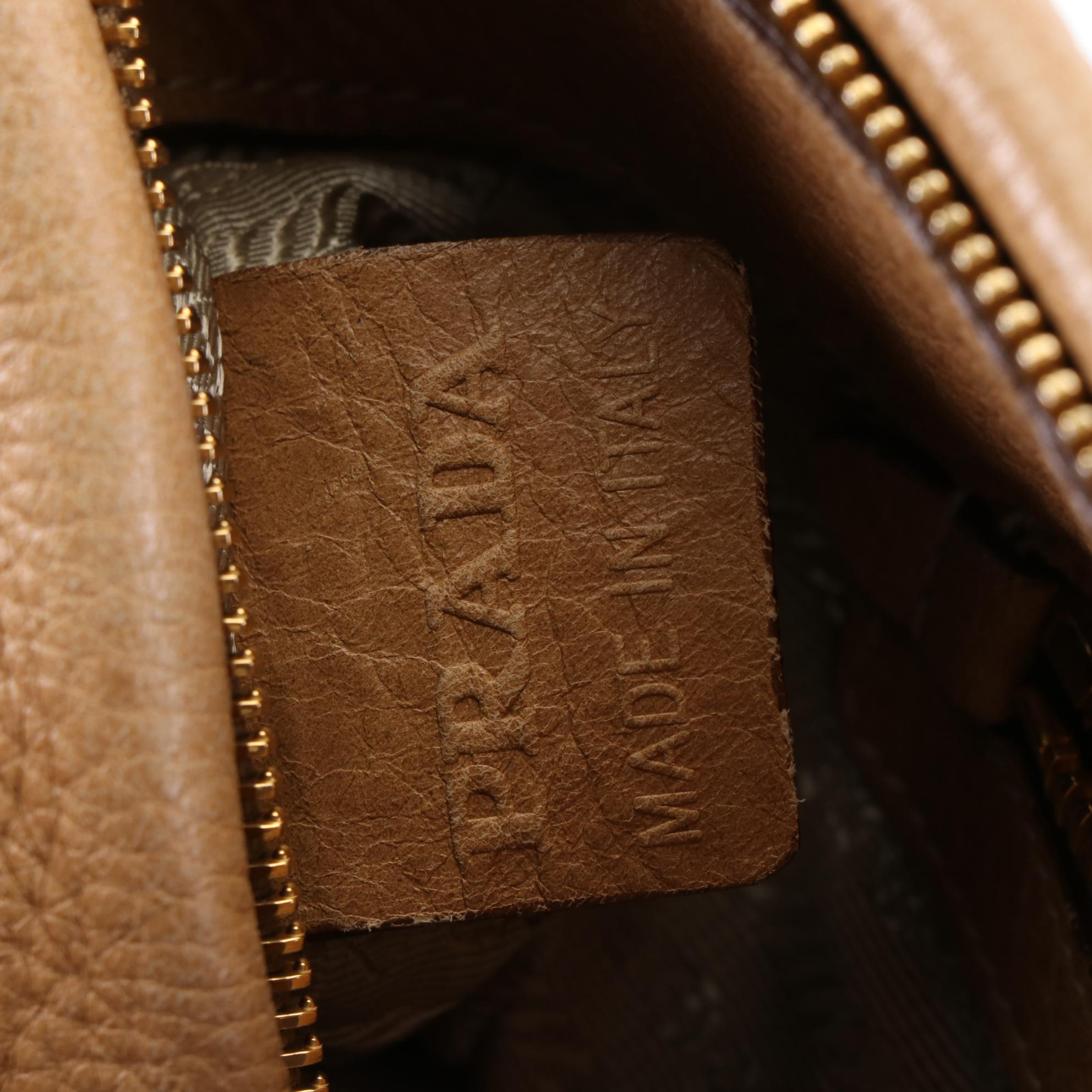 Prada Grained Leatheer Two-Way Satchel