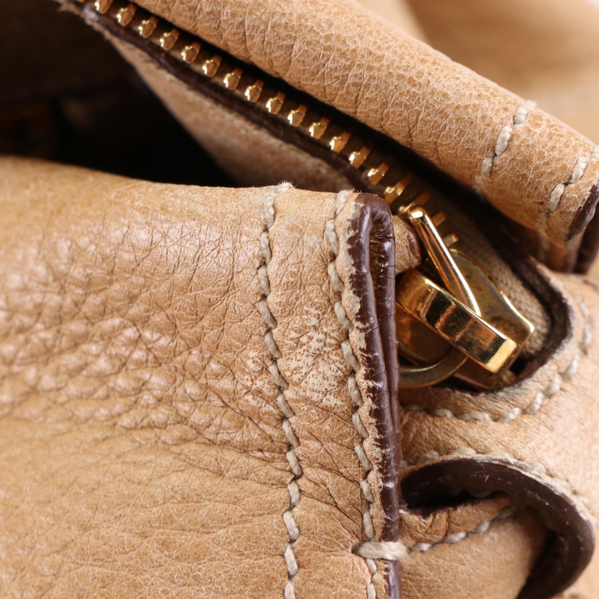 Prada Grained Leatheer Two-Way Satchel