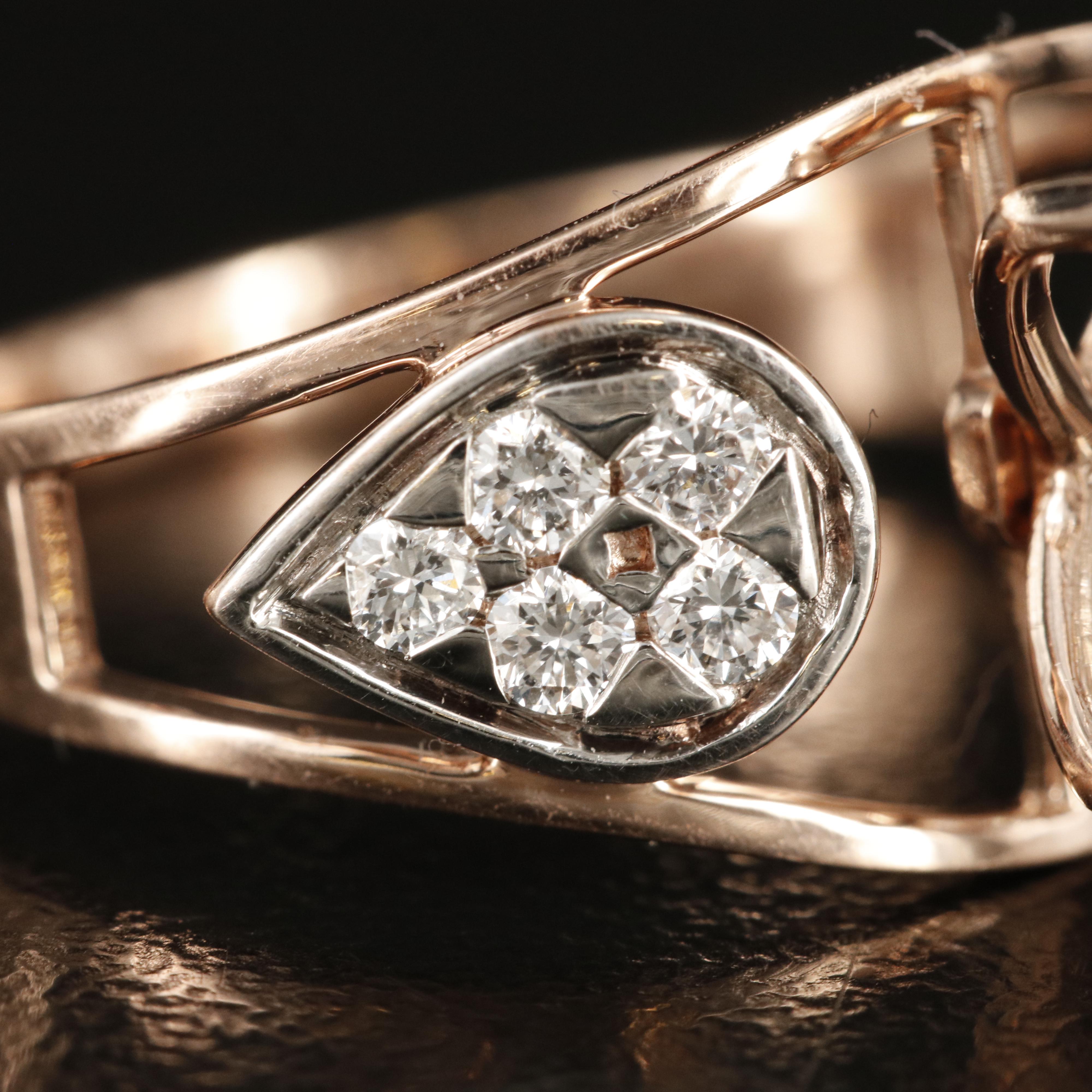 14K Rose Gold 3.60 CTW Lab Grown Diamond Ring with IGI Report