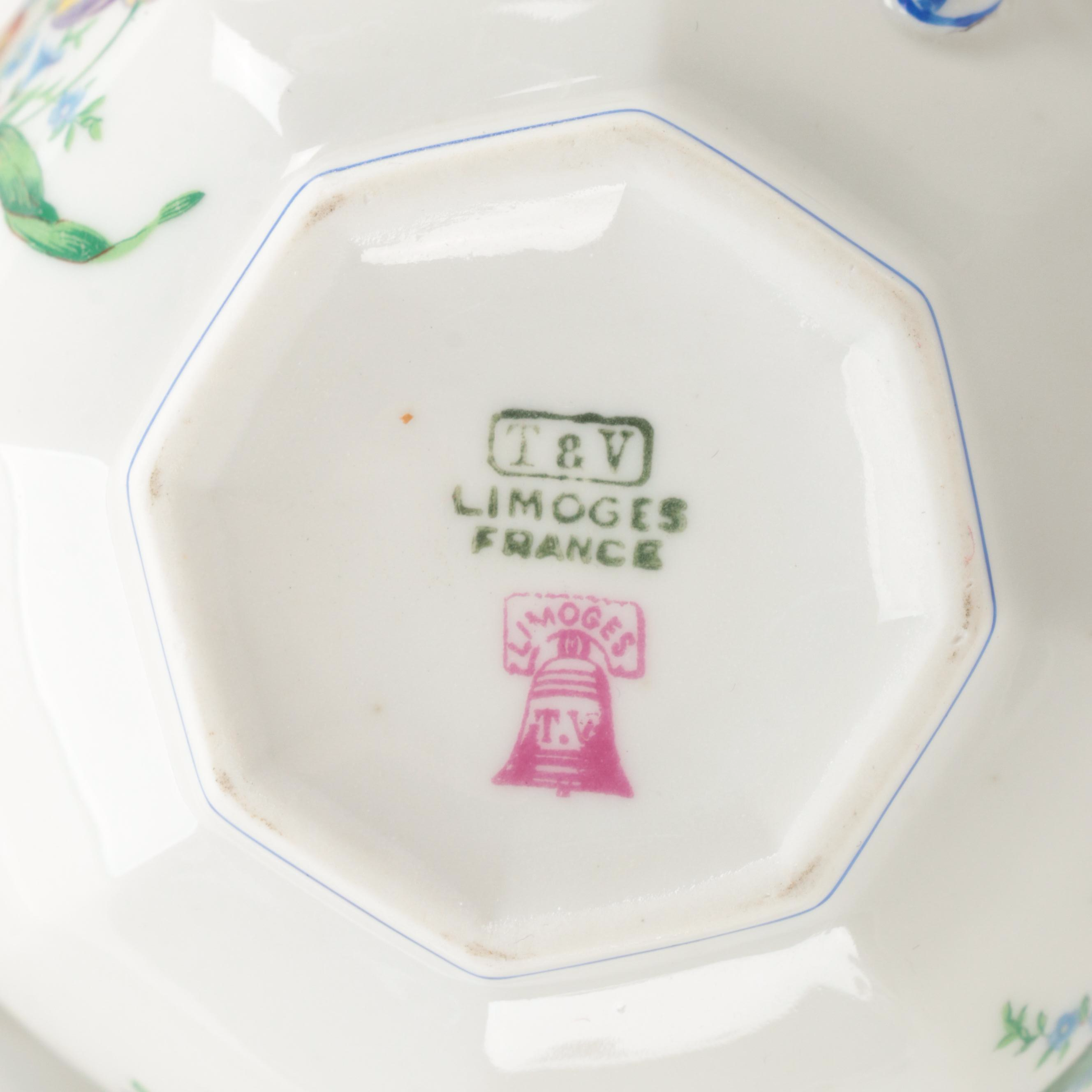 Christian Dior and International Porcelain Teacup and Saucer Collection