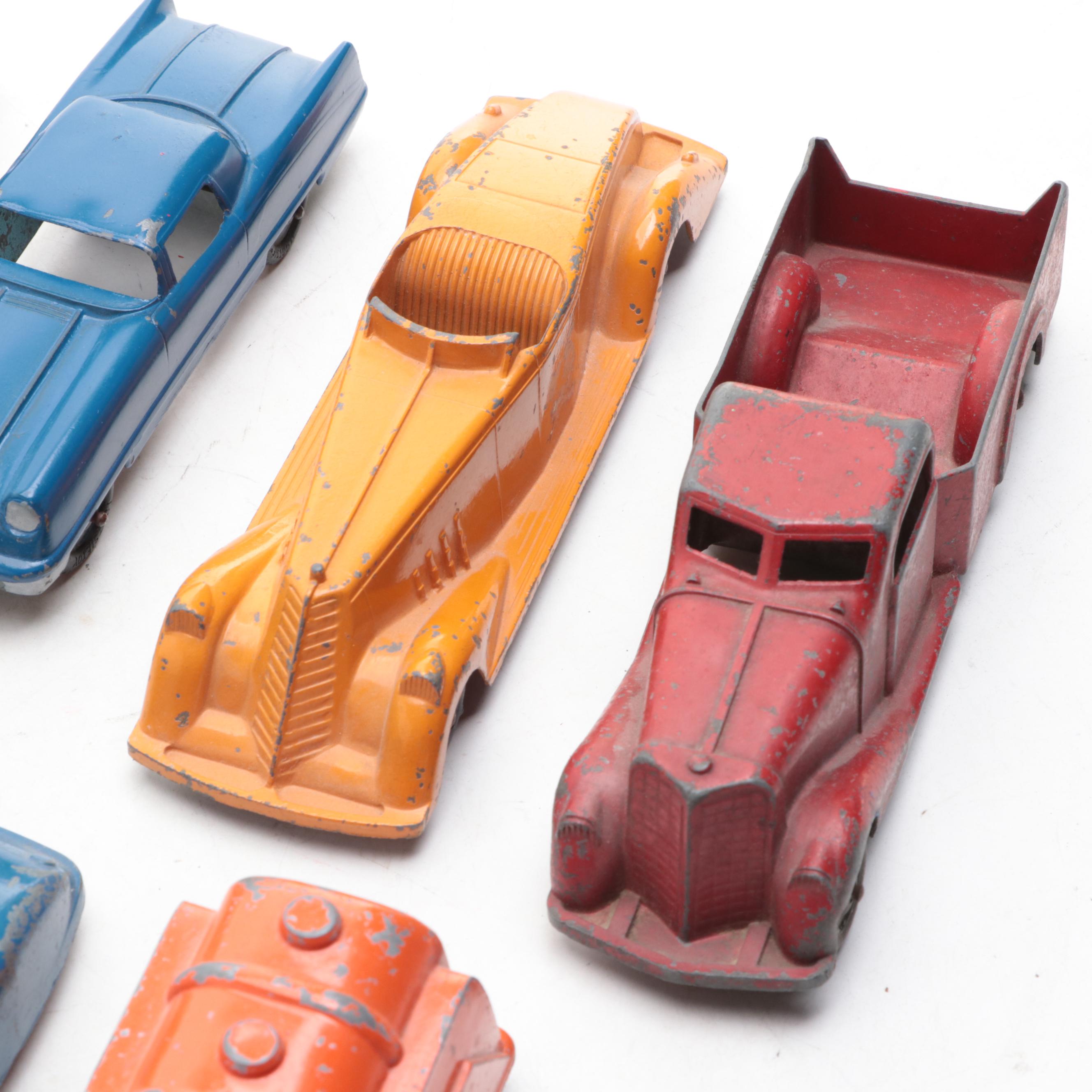 Manoil, Metal Masters, Hubley and Other Tin Litho Toy Cars, Early to Mid-20th C.
