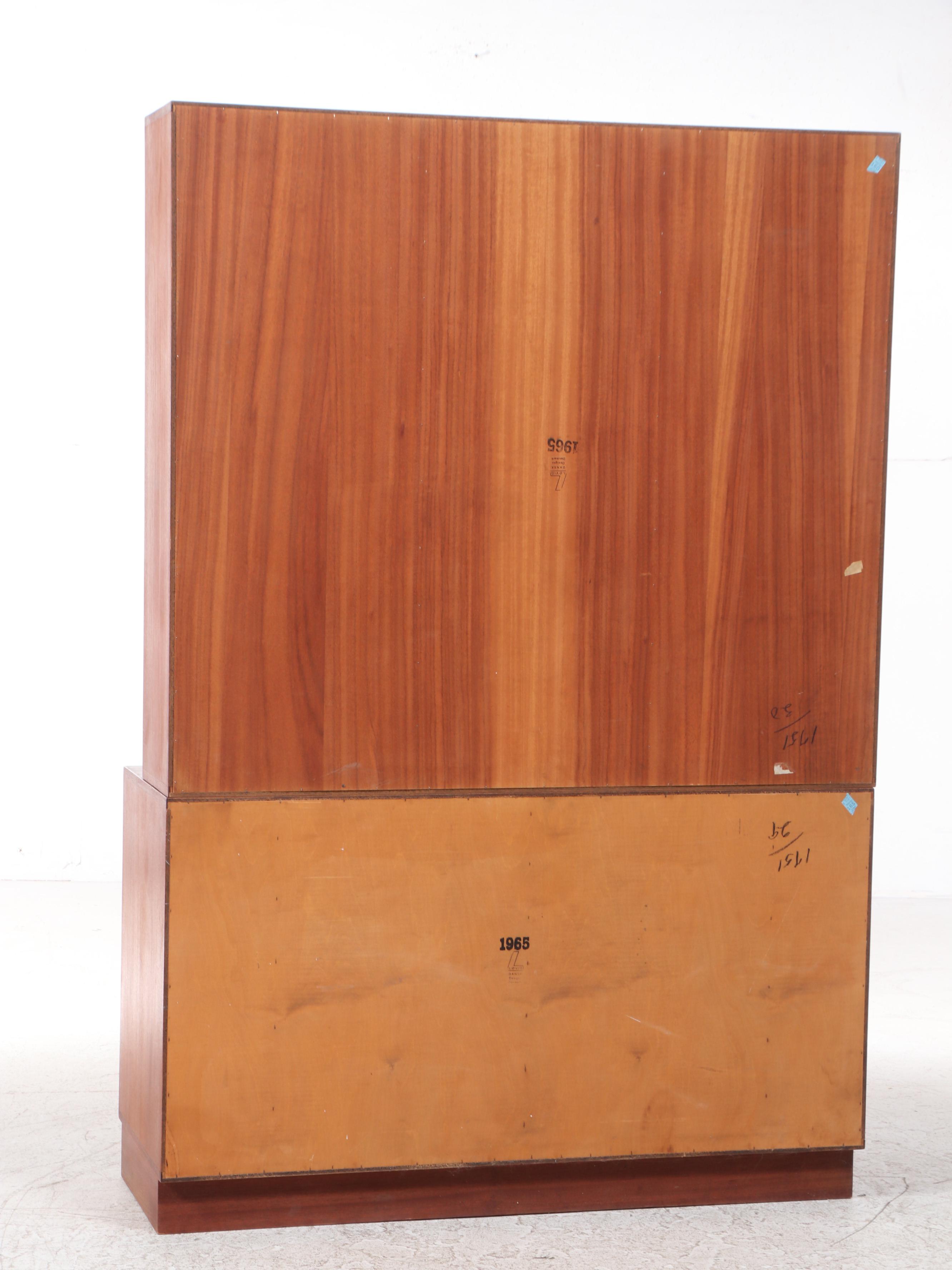 Peter Løvig Nielsen for Dansk Danish Modern Teak Bookcase, dated 1965