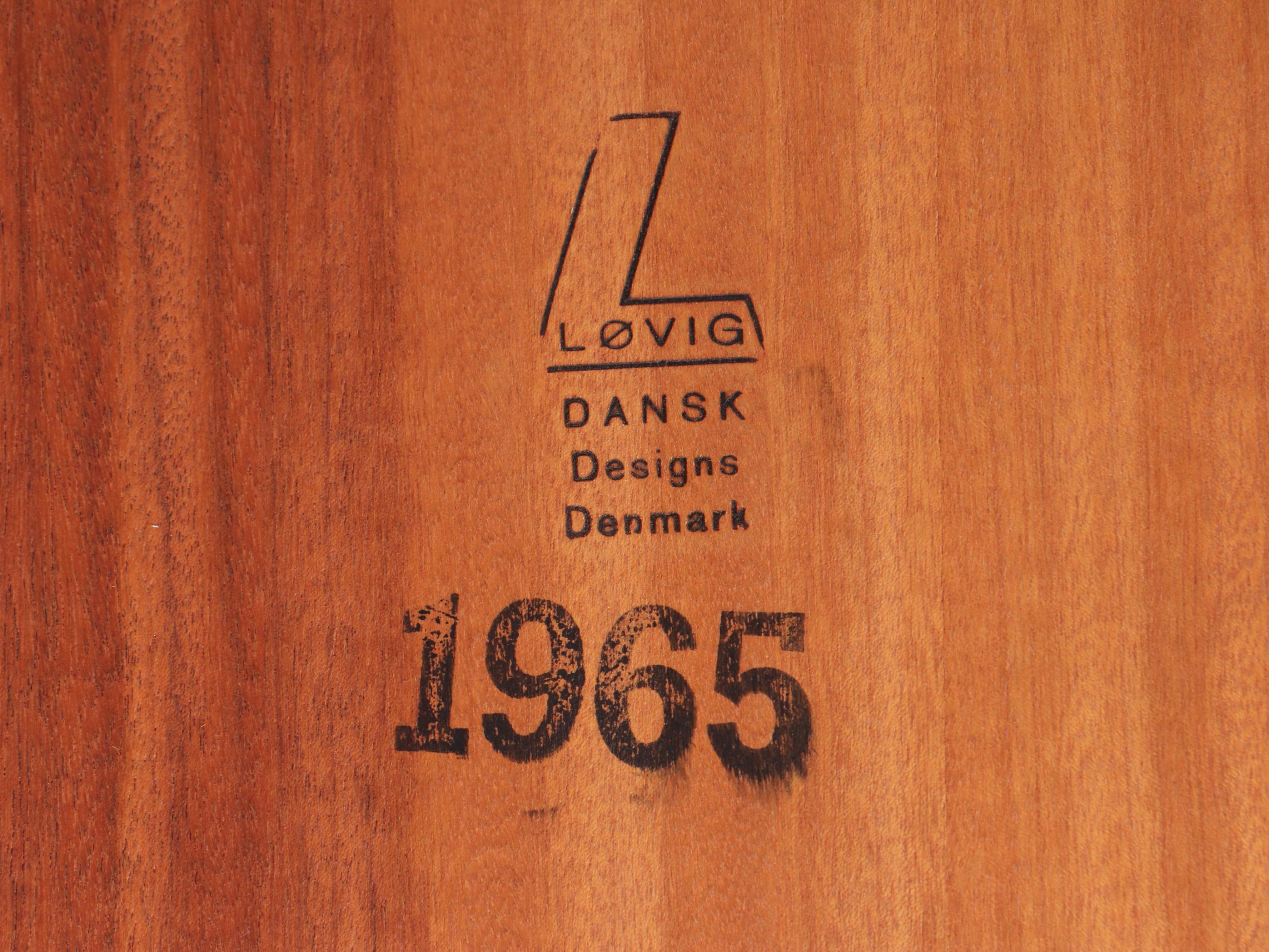 Peter Løvig Nielsen for Dansk Danish Modern Teak Bookcase, dated 1965