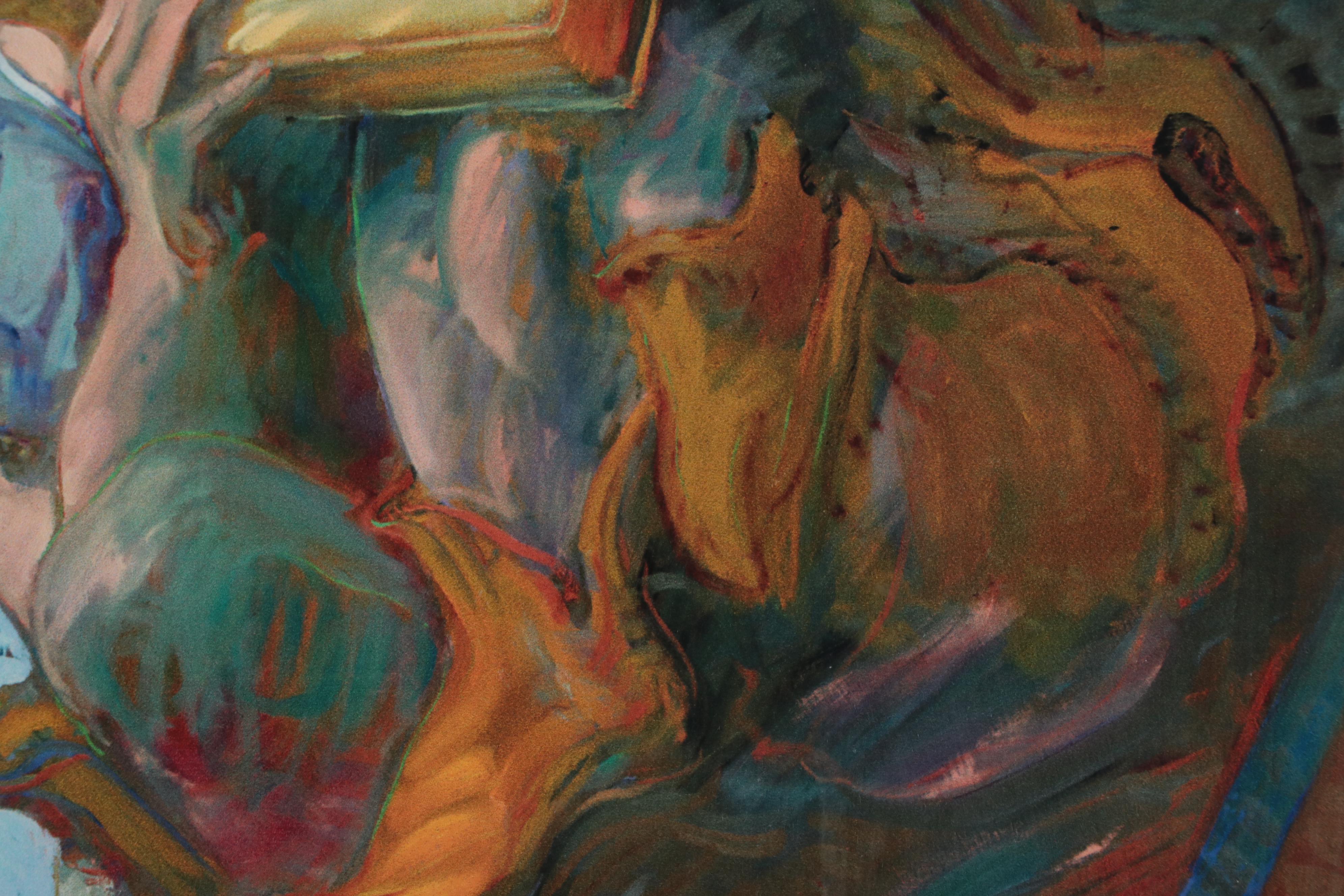 Giclée of Figure Holding Book