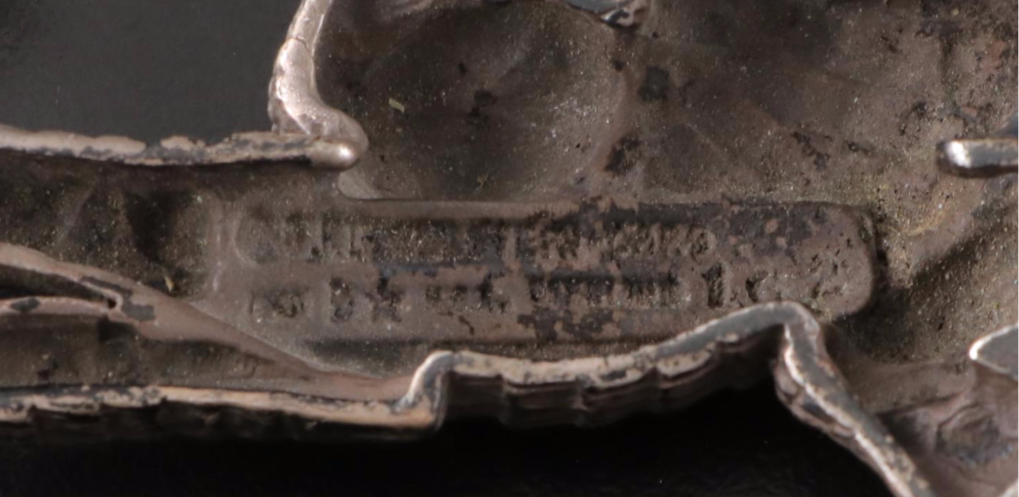 Barry Kieselstein-Cord Sterling Silver Alligator Small Belt Buckle