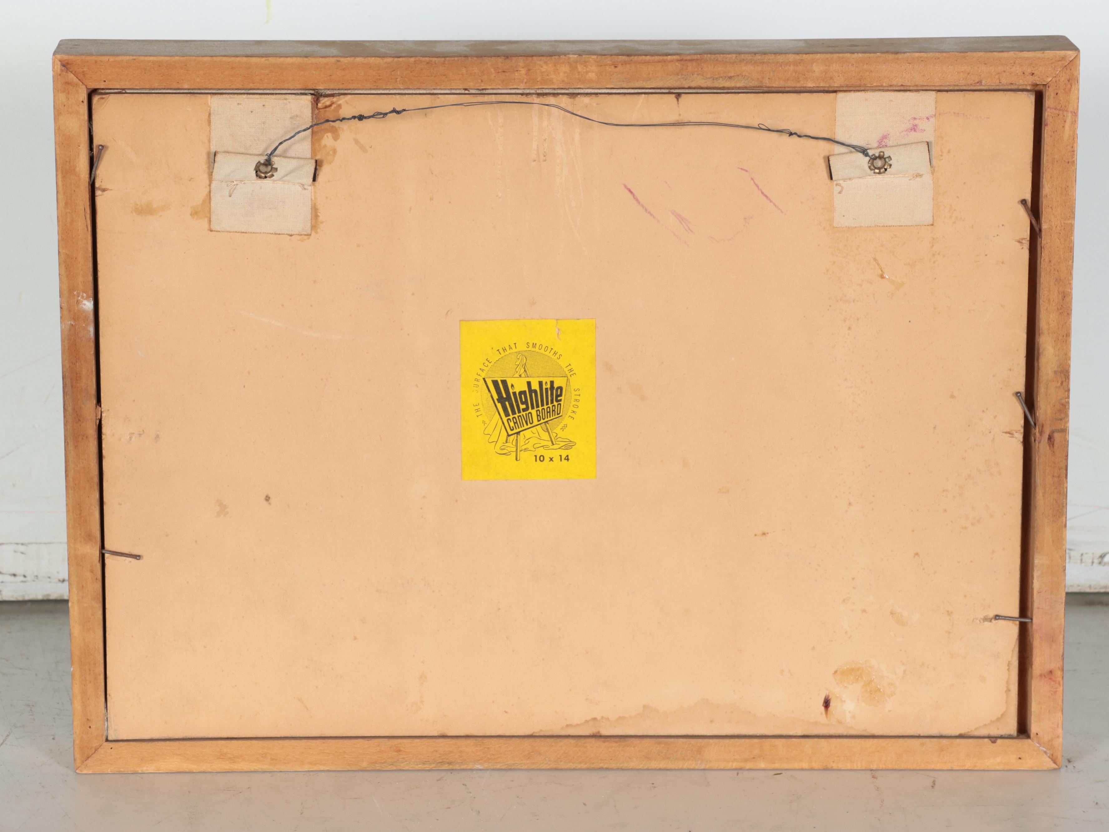 Oil Painting of Village Landscape