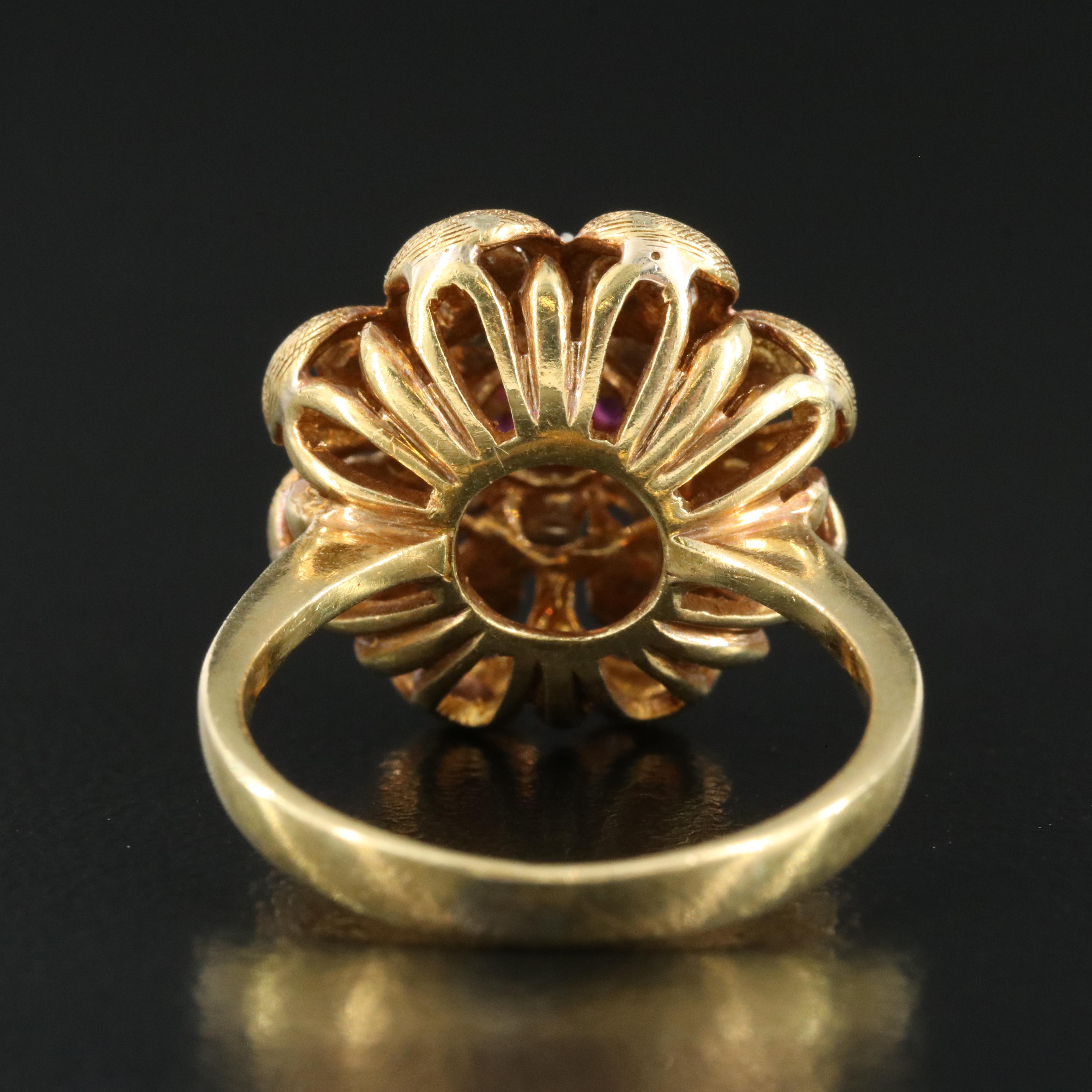 Vintage 18K Ruby Ring